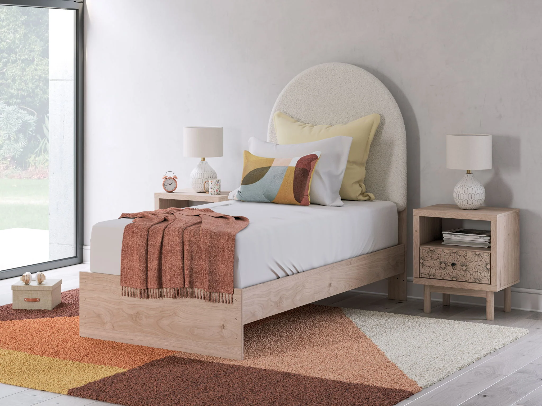 Arloster - Upholstered Panel Bed - Image 12