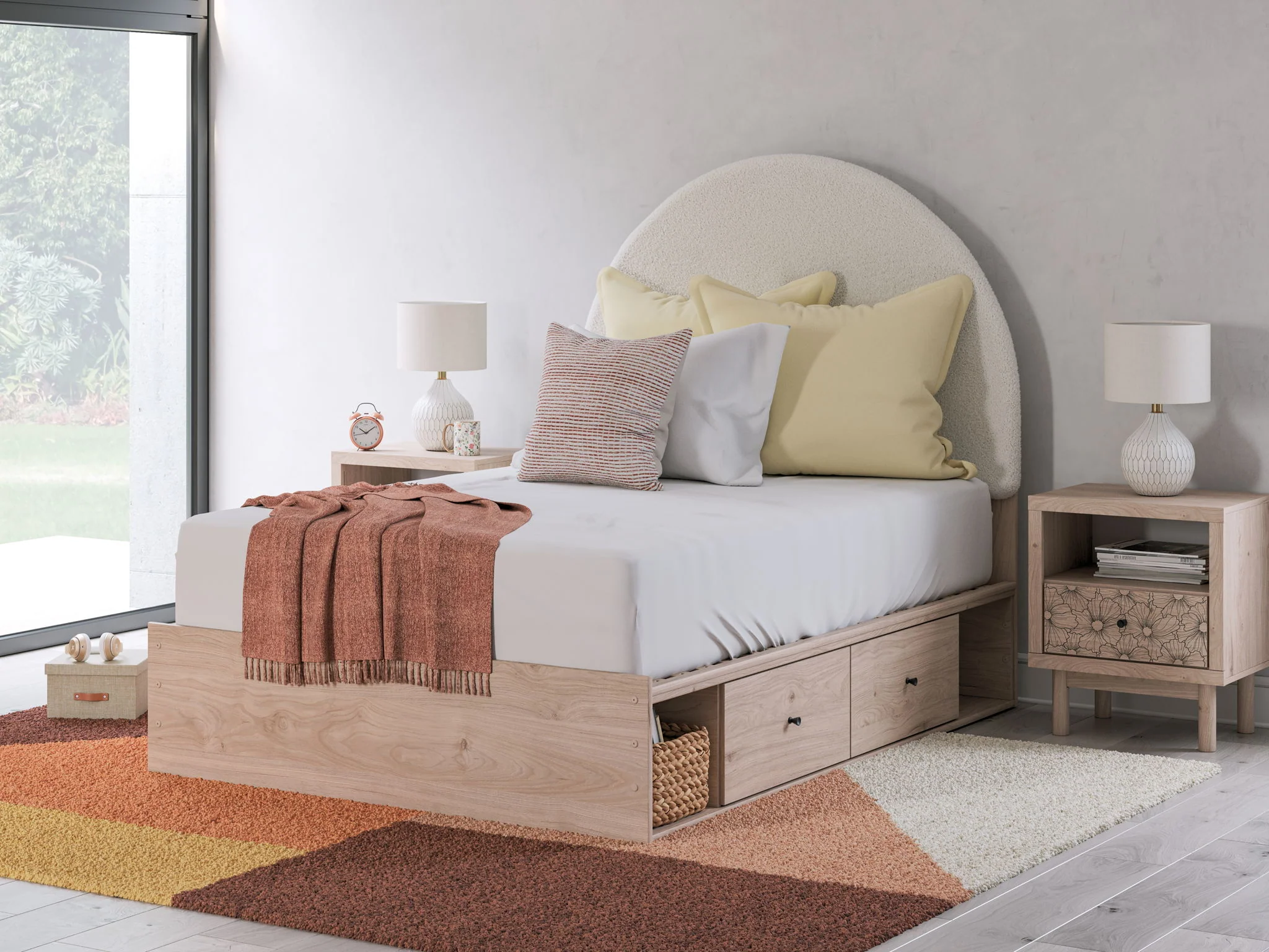 Arloster - Upholstered Panel Bed - Image 54