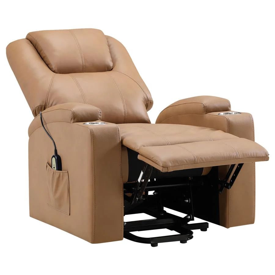 Armstrong - Upholstered Power Lift Massage Recliner - Image 27