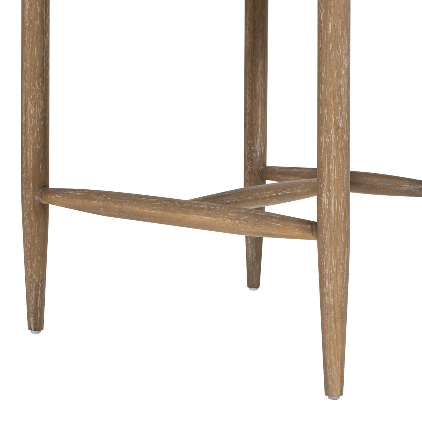 Artemis - Mixed Material Upholstered Counter Stool - Warm White - Image 3