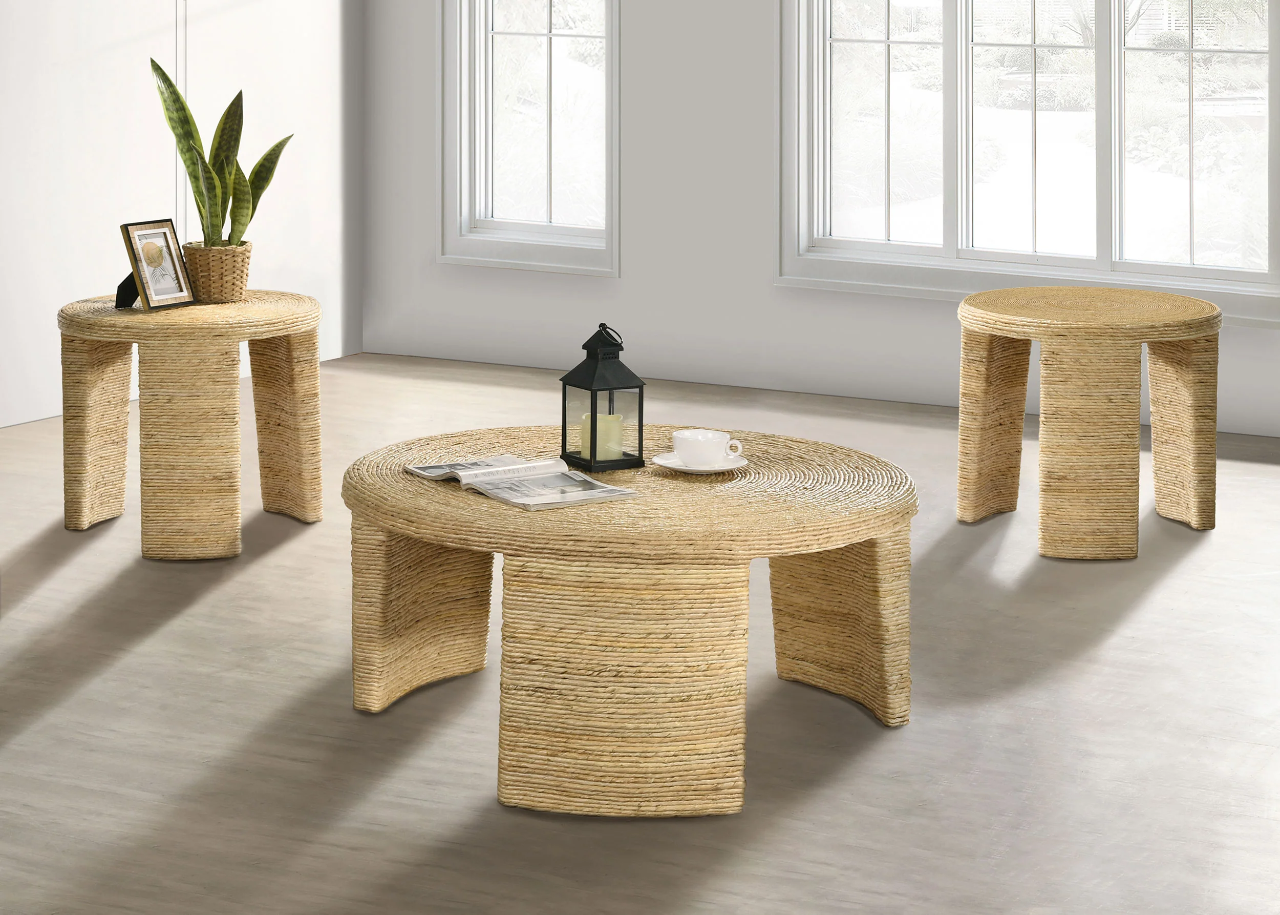 Artina - Rattan Coffee And End Table Set - Image 23