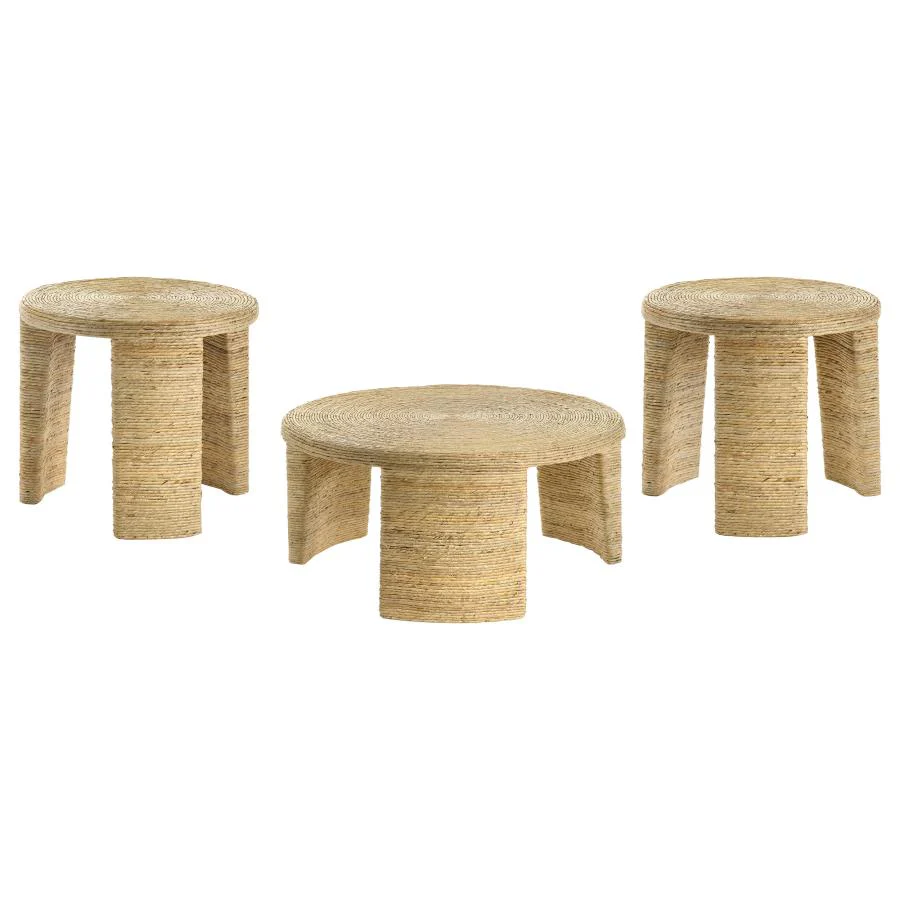 Artina - Rattan Coffee And End Table Set - Image 3