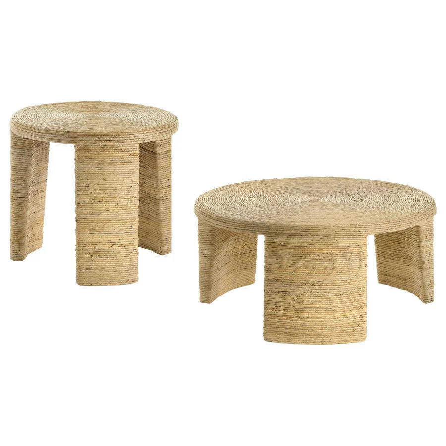 Artina - Rattan Coffee And End Table Set - Image 4