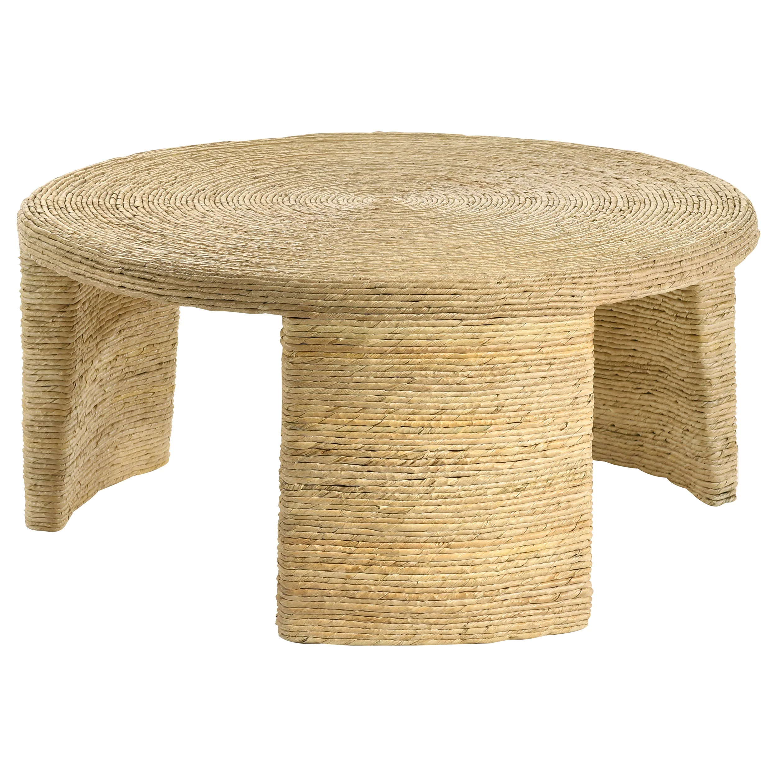 Artina - Woven Rattan Round Table - Image 15