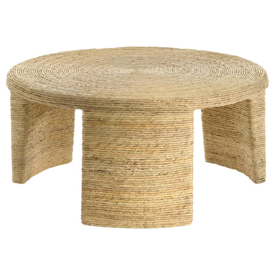Artina - Woven Rattan Round Table - Image 5
