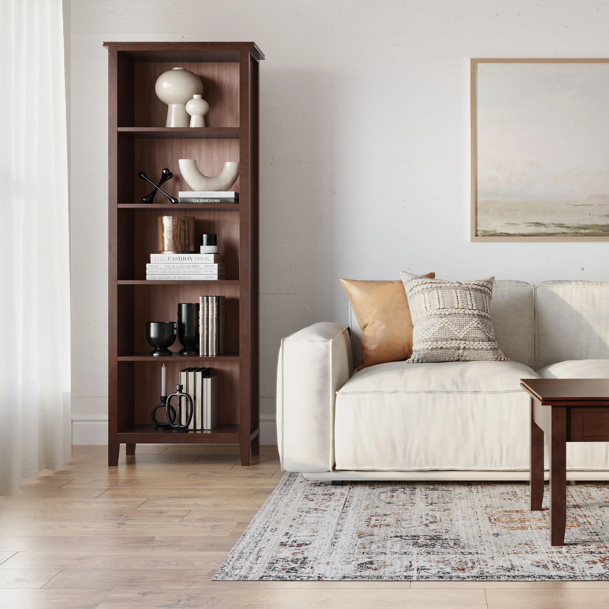 Artisan - 5 Shelf Bookcase, Handcrafted - Image 20