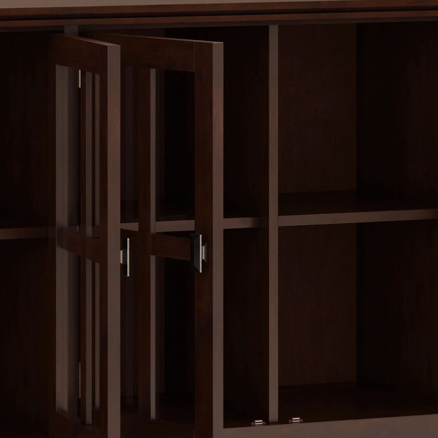 Artisan - Handcrafted Wide 4 Door Storage Cabinet - Image 11