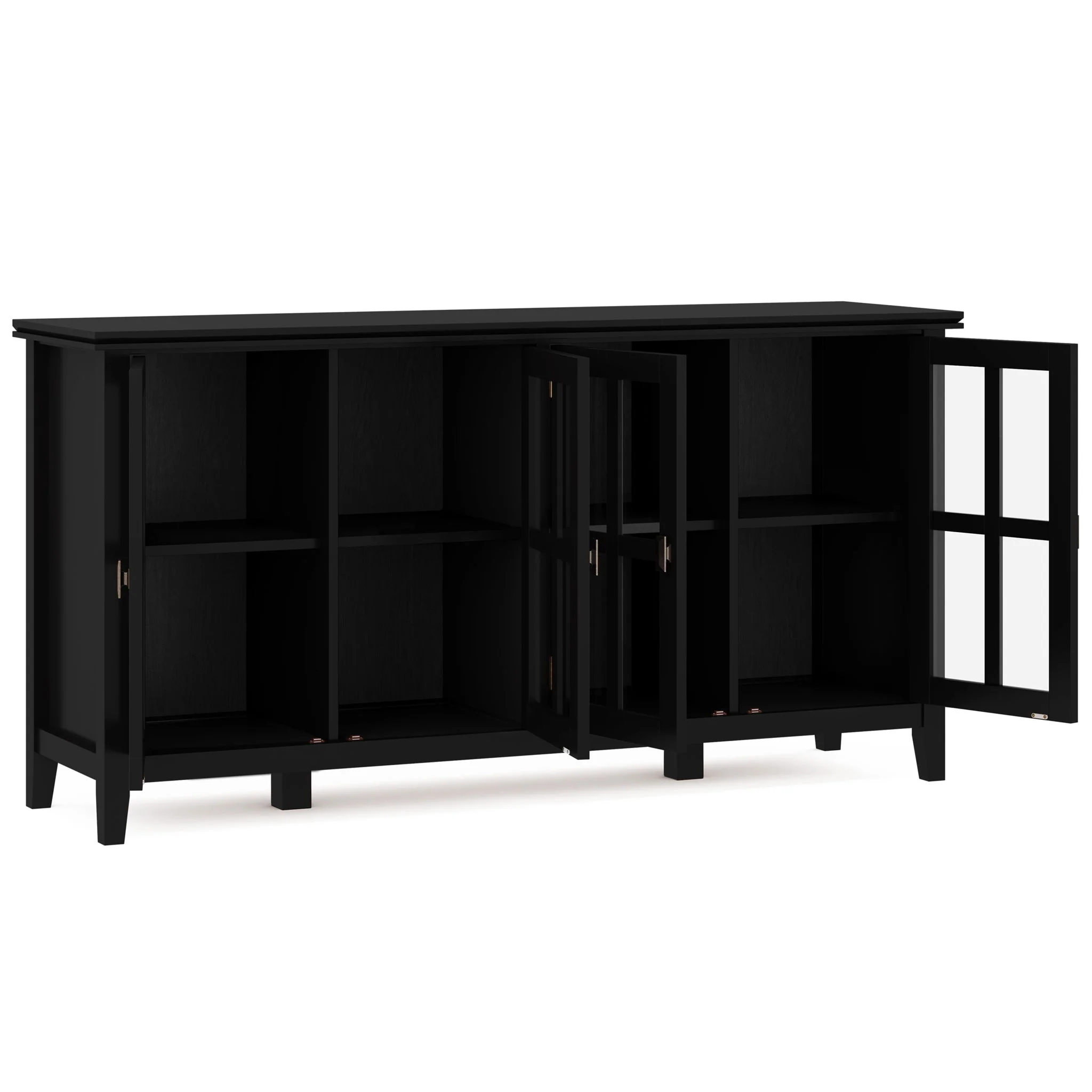 Artisan - Handcrafted Wide 4 Door Storage Cabinet - Image 15