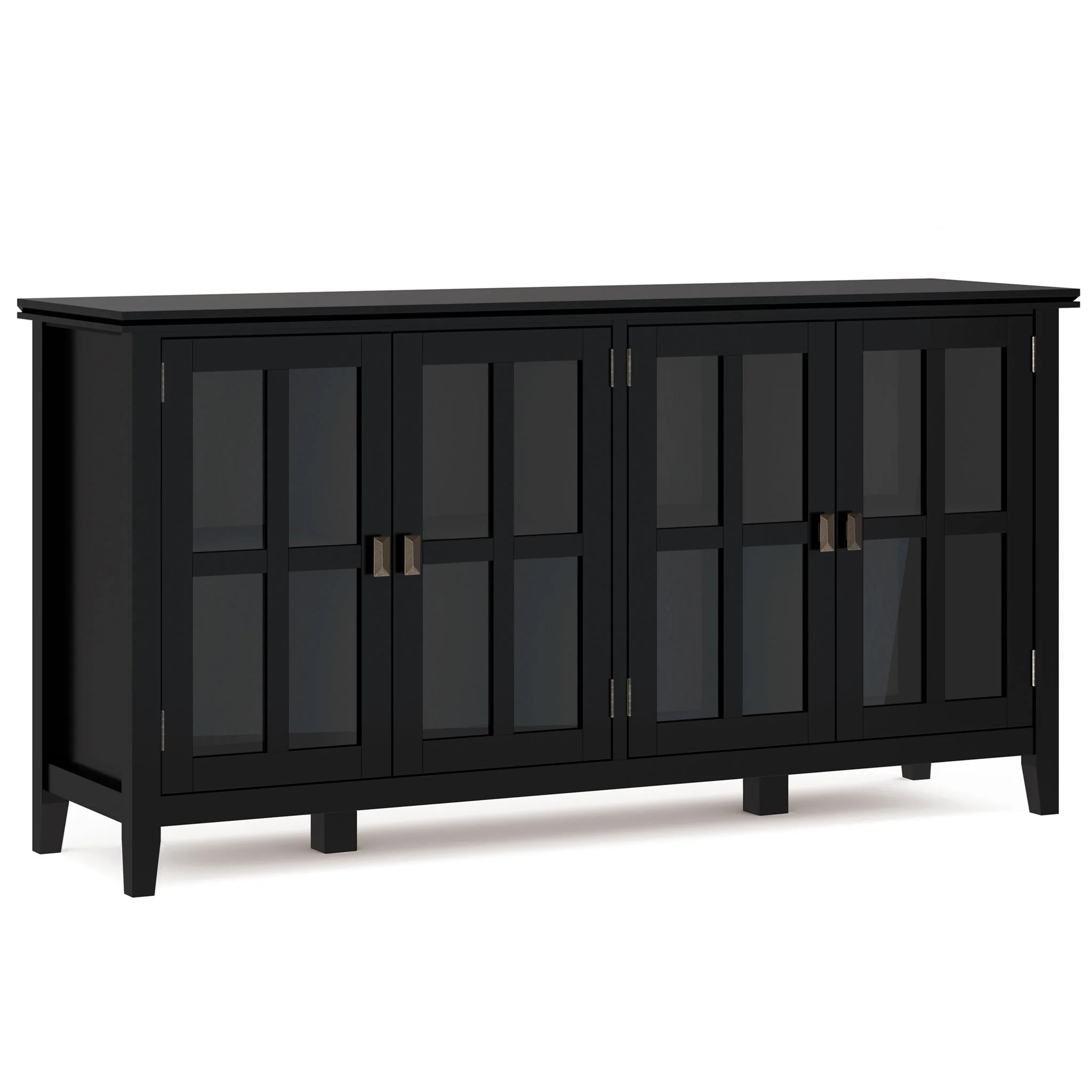Artisan - Handcrafted Wide 4 Door Storage Cabinet - Image 18