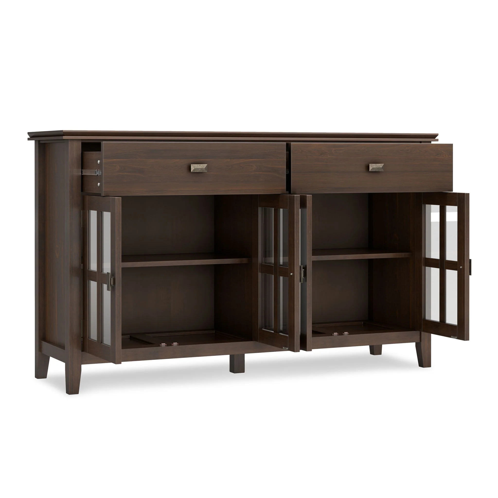 Artisan - Large 4 Door Sideboard Buffet - Brown - Image 7