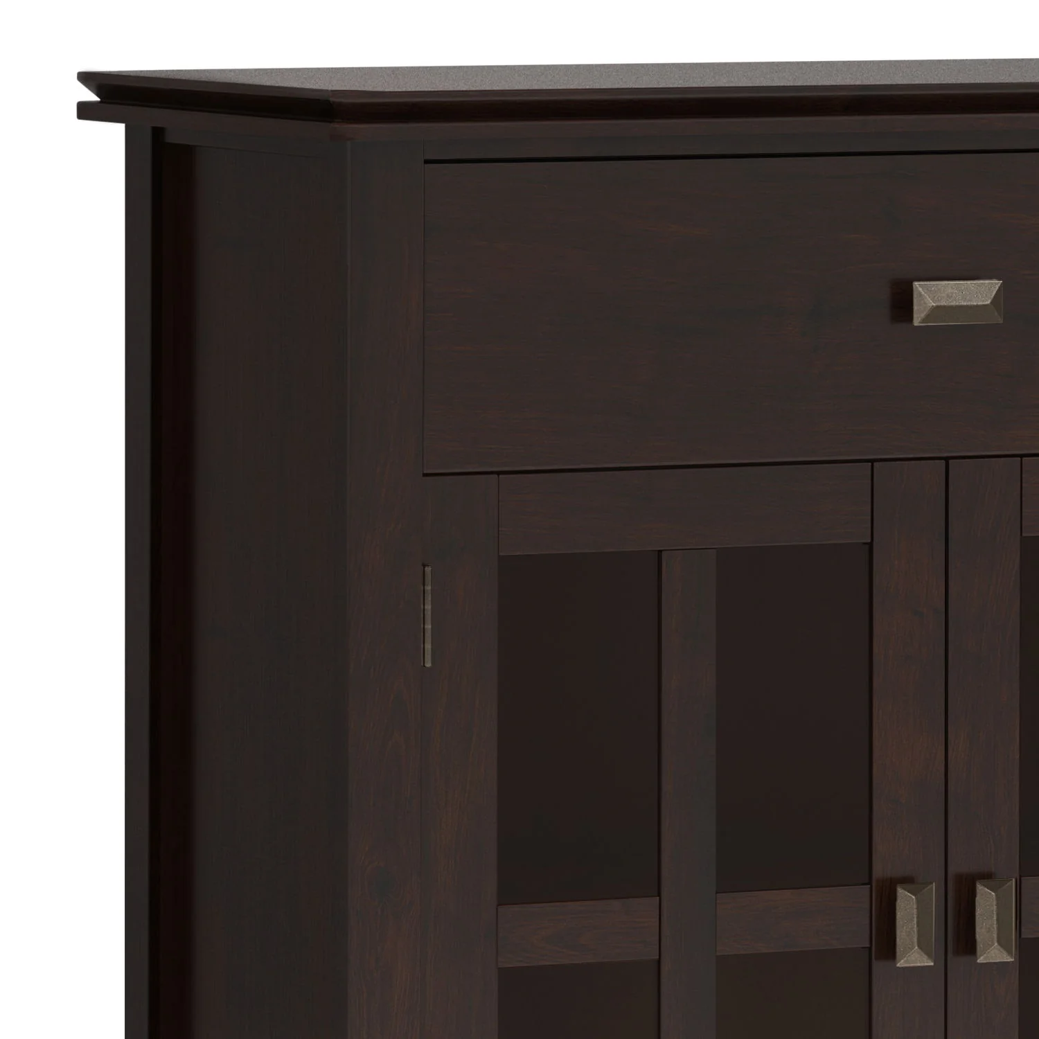 Artisan - Large 4 Door Sideboard Buffet - Dark Chestnut Brown - Image 4