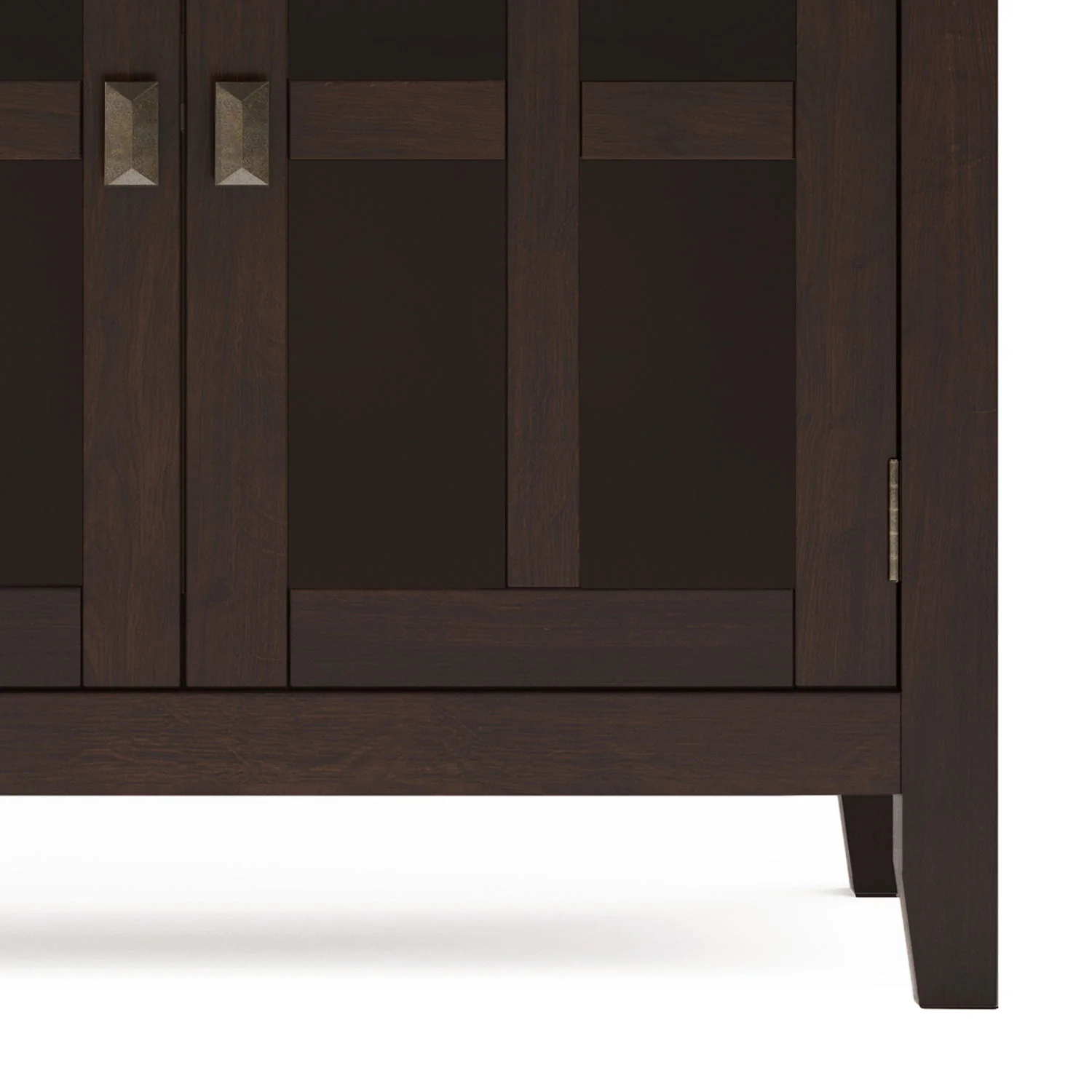 Artisan - Large 4 Door Sideboard Buffet - Dark Chestnut Brown - Image 7