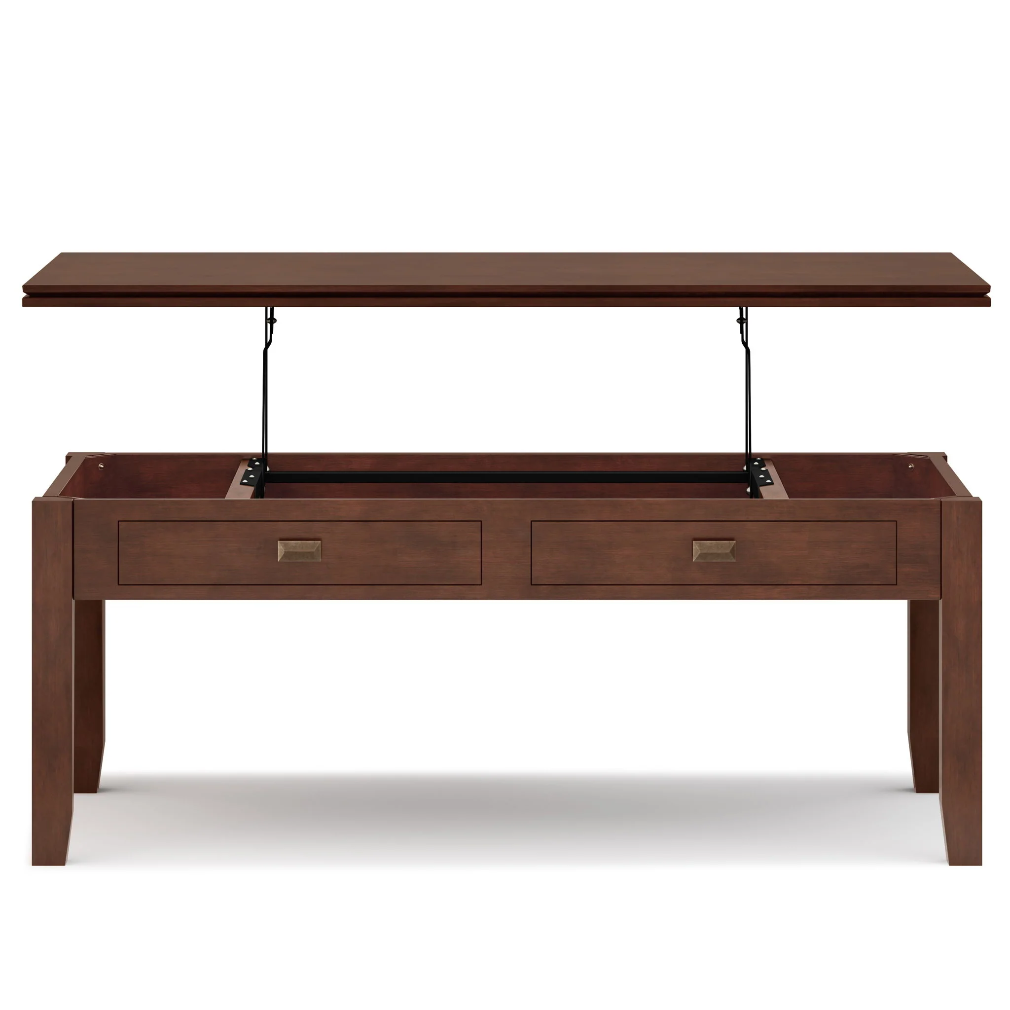 Artisan - Lift Top Coffee Table - Russet Brown - Image 4