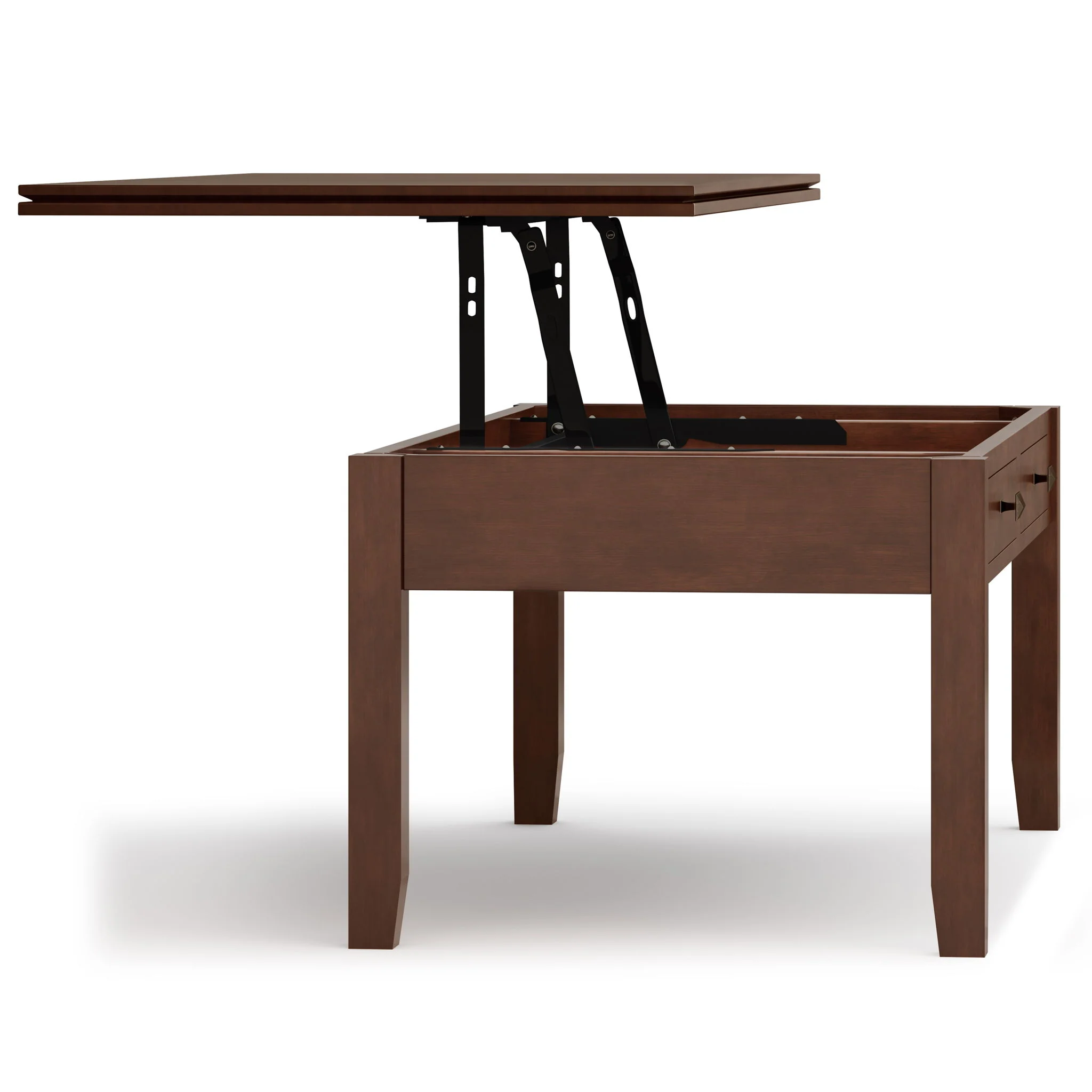 Artisan - Lift Top Coffee Table - Russet Brown - Image 9