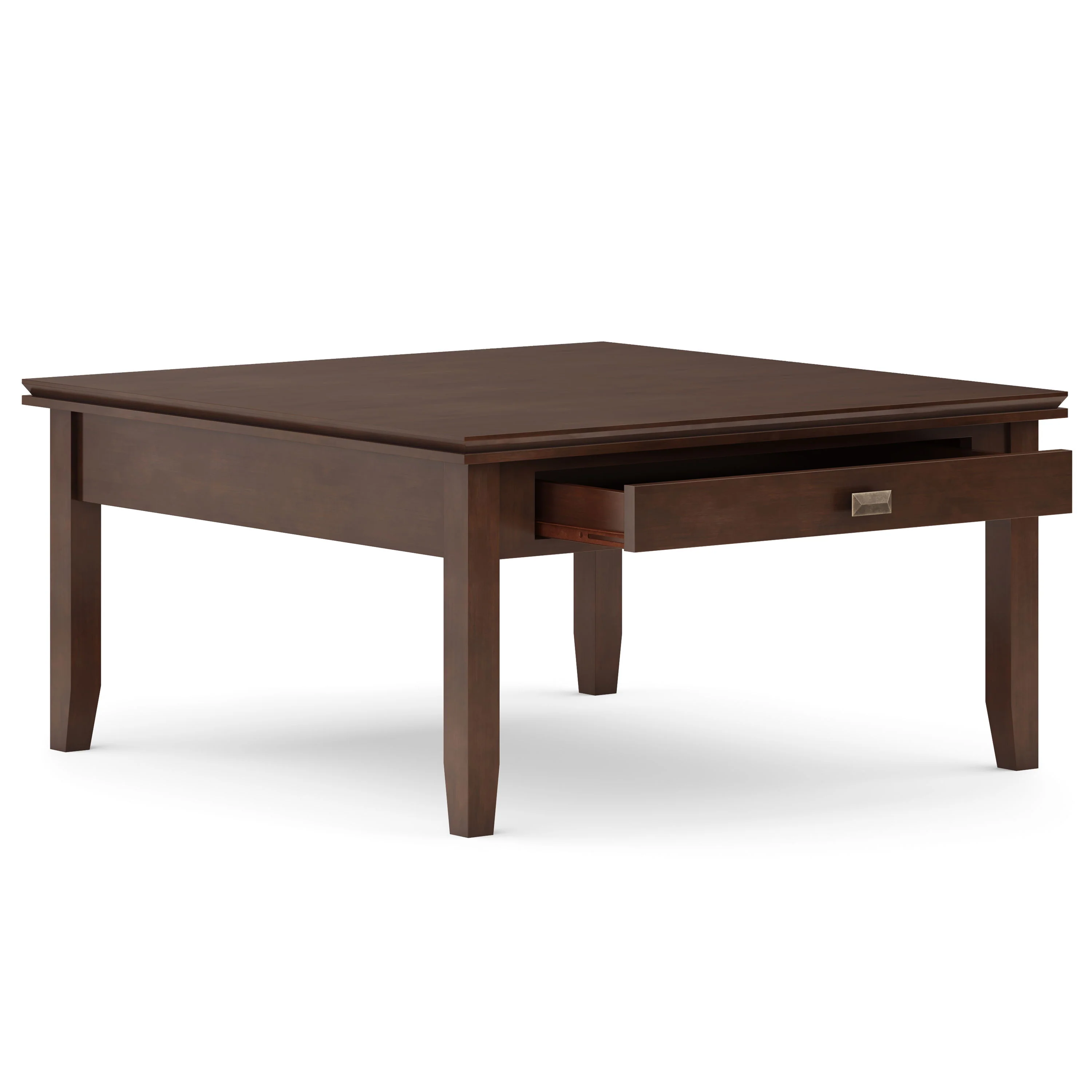 Artisan - Square Coffee Table - Russet Brown - Image 7