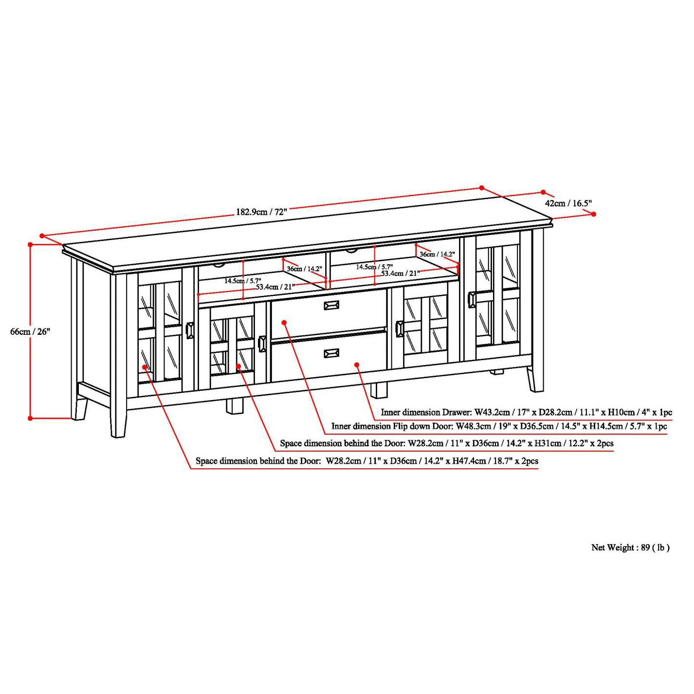 Artisan - TV Media Stand - Image 19