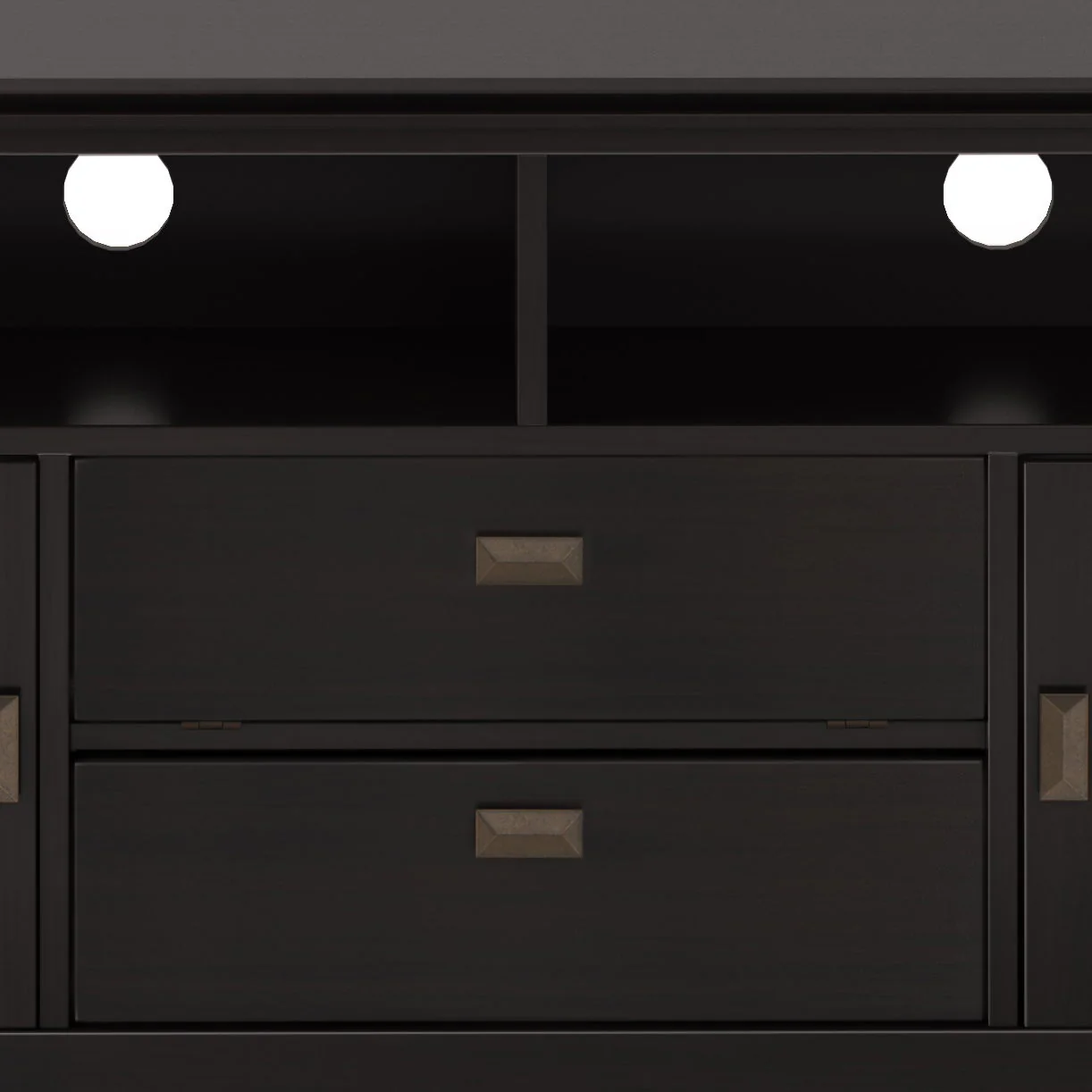 Artisan - TV Media Stand - Hickory Brown - Image 2