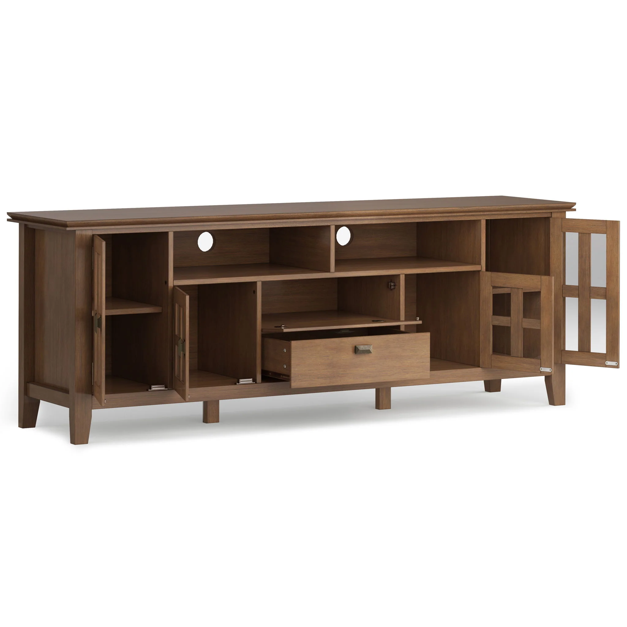 Artisan - TV Media Stand - Rustic Natural Aged Brown - Image 6
