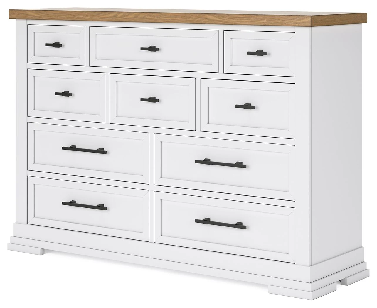 Ashbryn - Dresser - White / Natural - Image 5