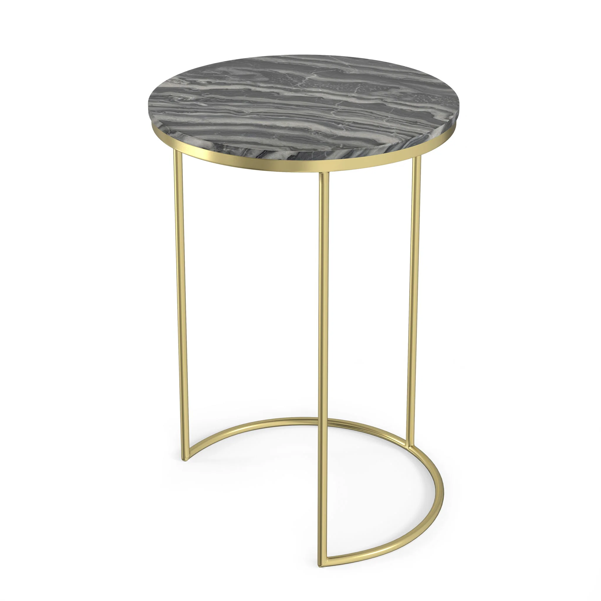 Ashley - 2 Piece Nesting Table - Gold - Image 4