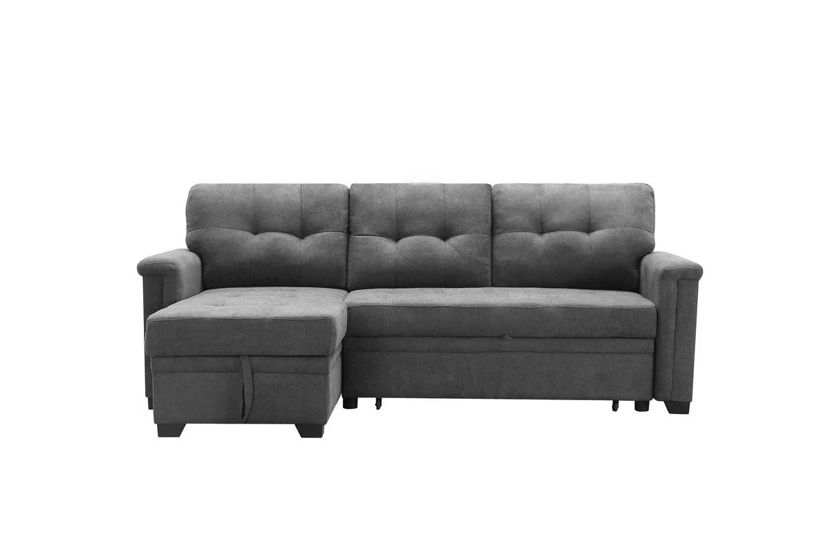 Ashlyn - Reversible Sleeper Sectional Sofa With Storage Chaise, USB Charging Ports And Pocket - Image 22