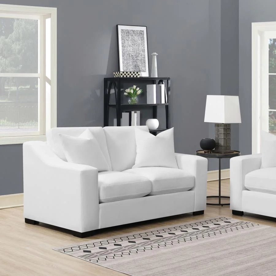 Ashlyn - Upholstered Track Arm Loveseat - Image 3
