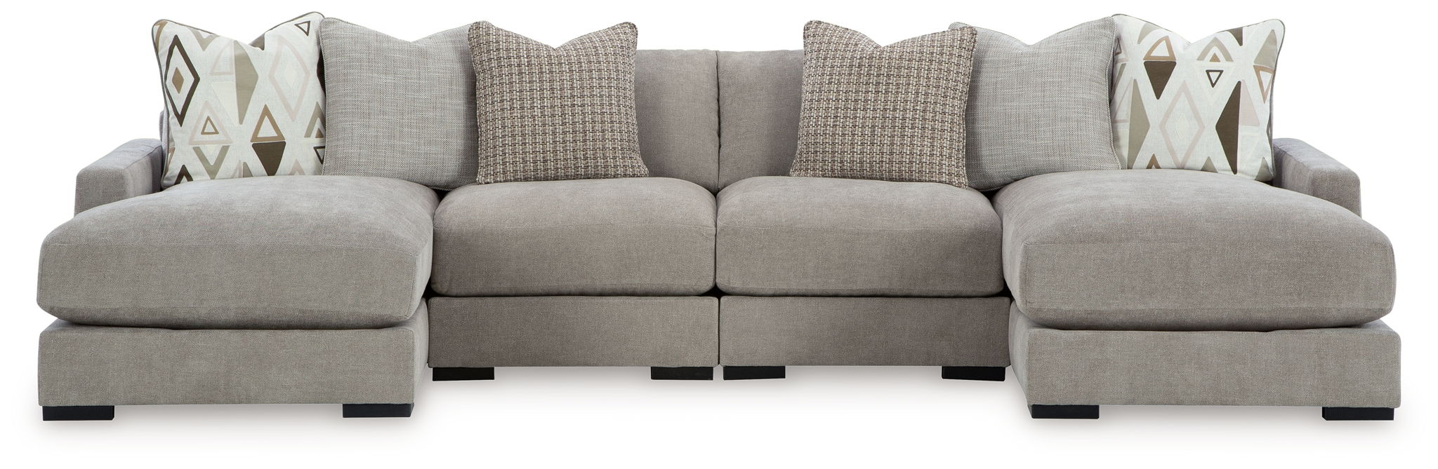 Aslan Court - Sectional With Ottoman Set - Image 8