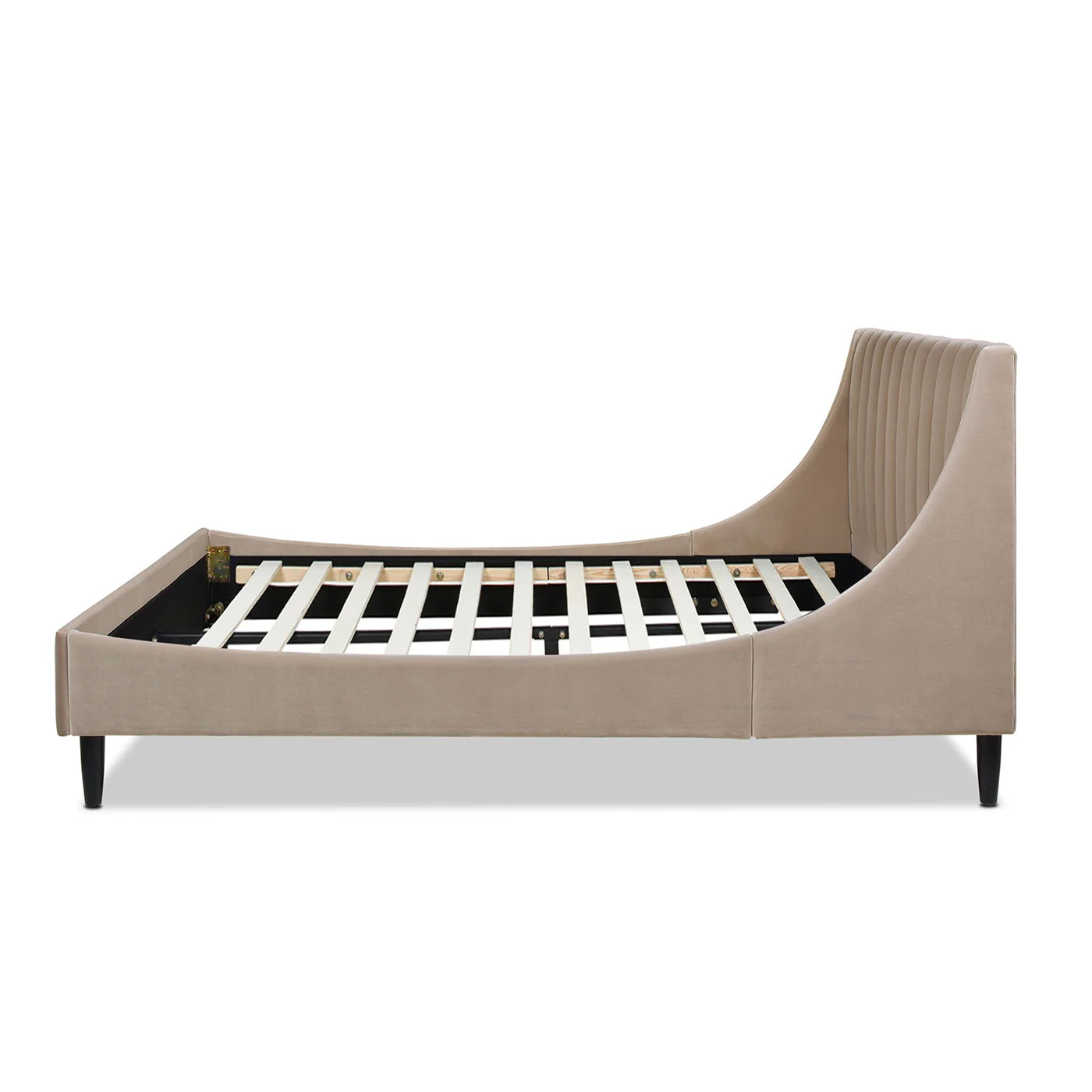Aspen - Vertical Tufted Modern Headboard Platform Bed Set - Image 149