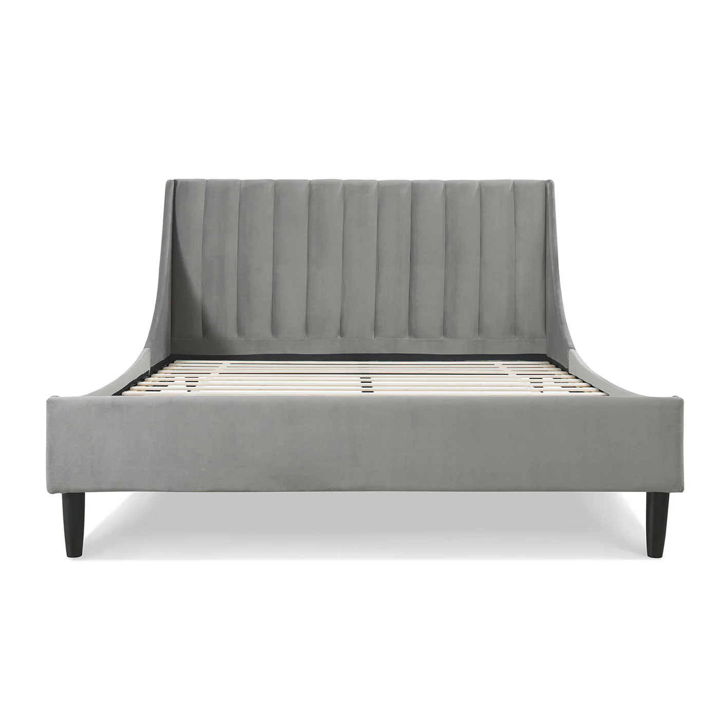 Aspen - Vertical Tufted Modern Headboard Platform Bed Set - Image 53