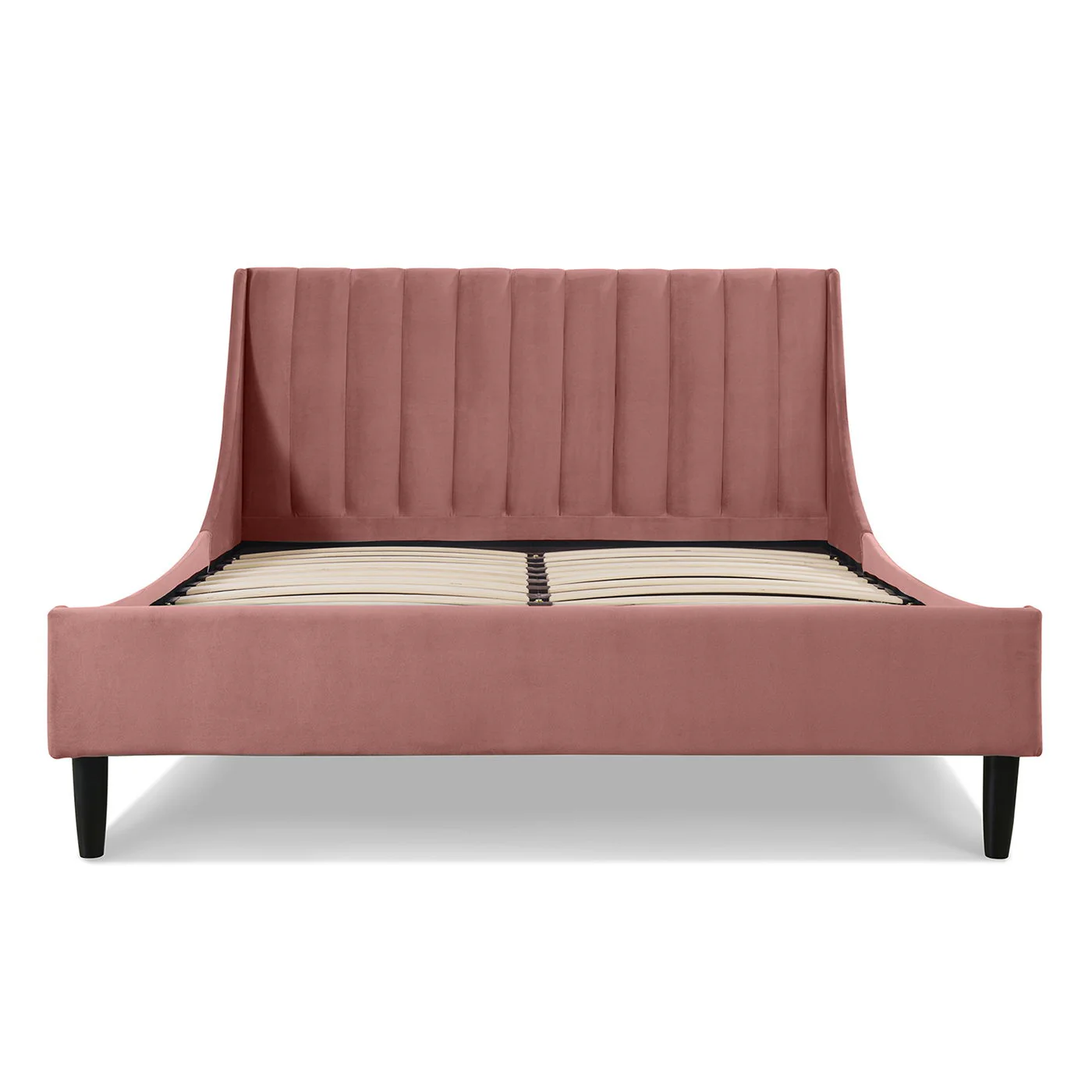 Aspen - Vertical Tufted Modern Headboard Platform Bed Set - Image 76