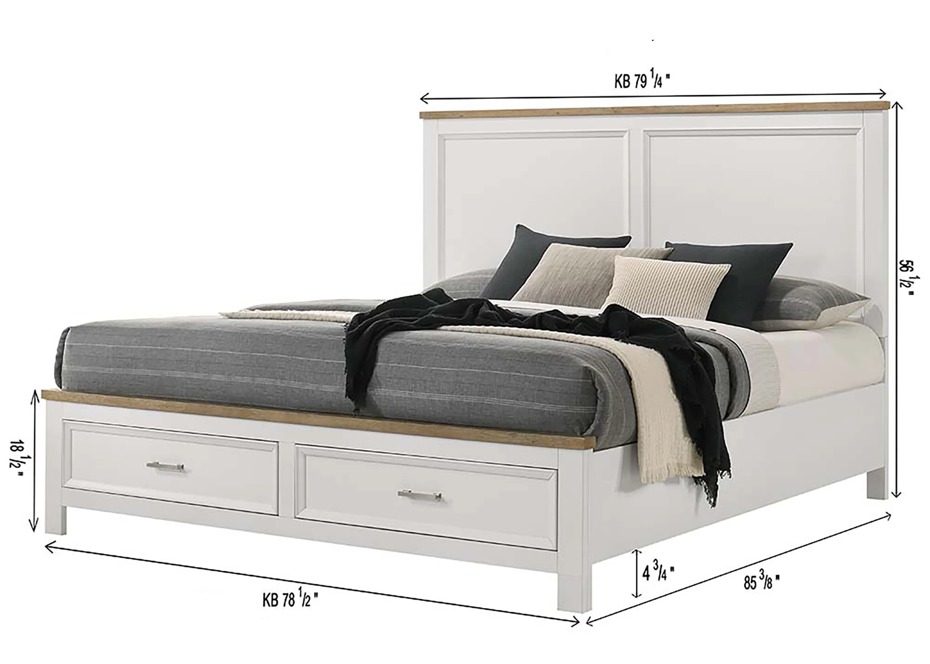 Aston Platform Storage Bed - Image 2