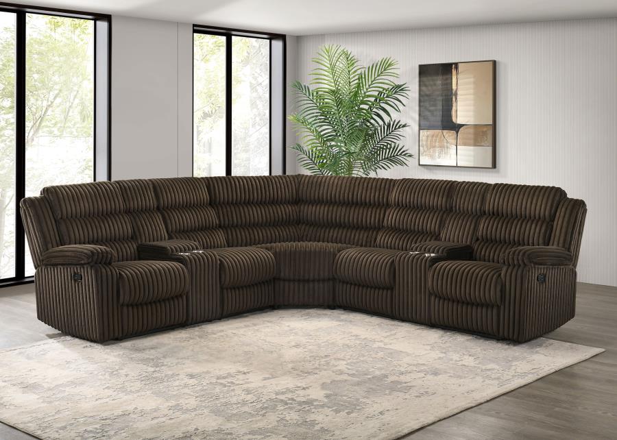 Atkinson - Upholstered Reclining Sectional Sofa - Image 3