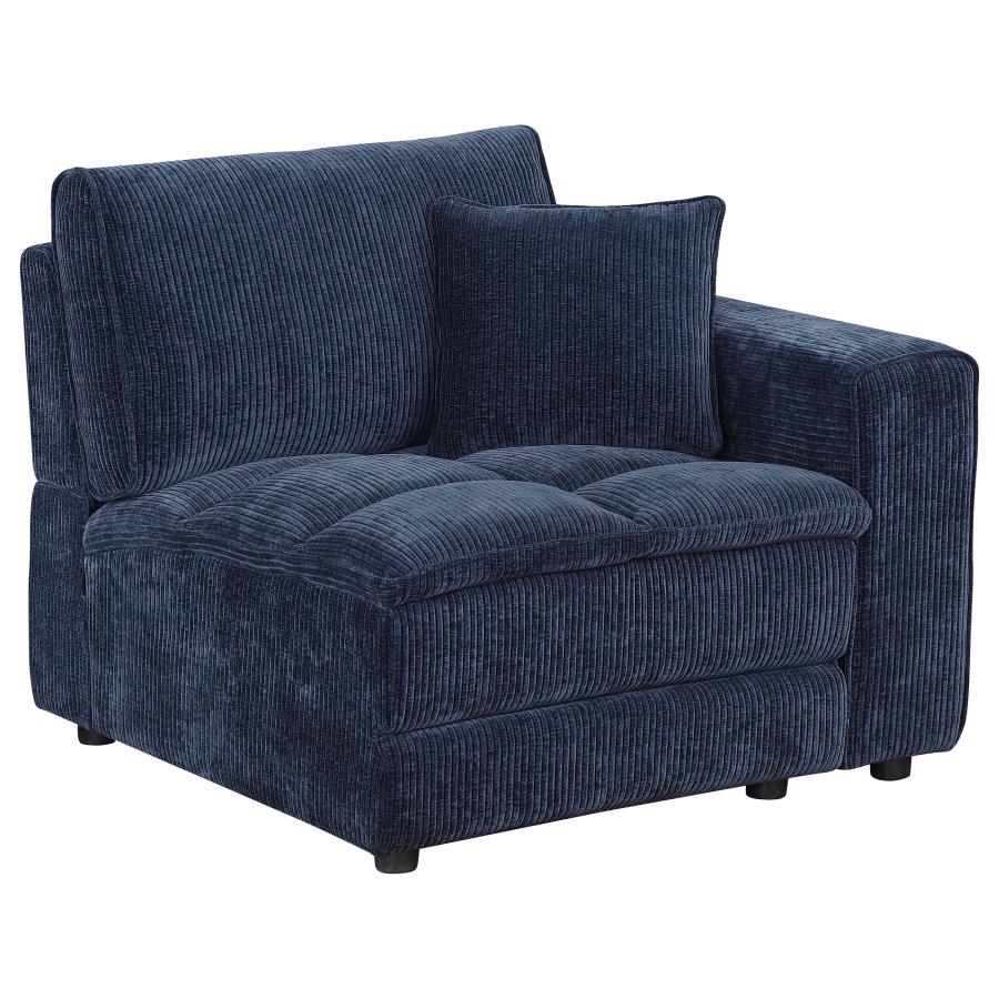 Atlantic Corduroy Upholstered Chair Blue - Image 17