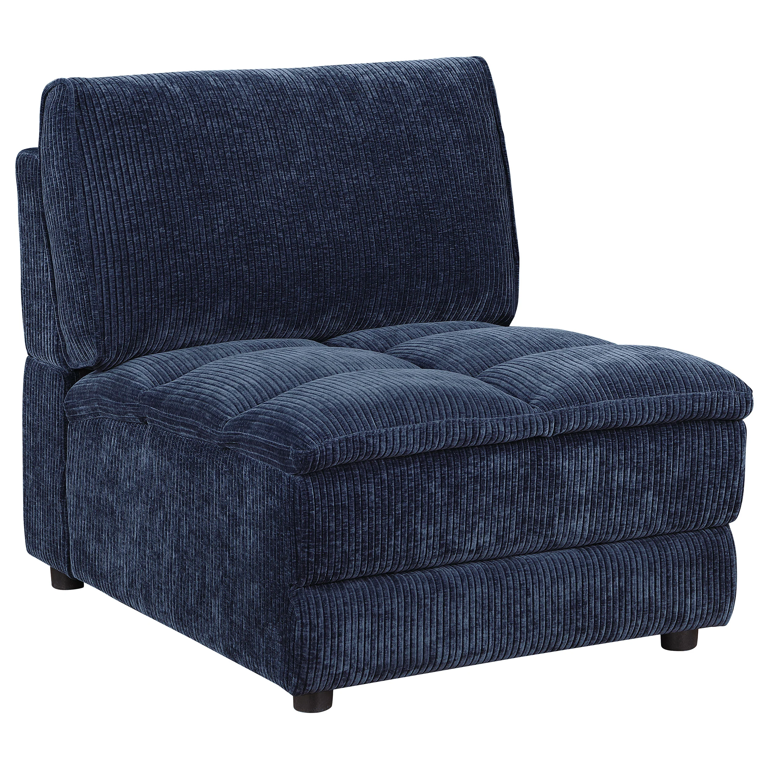 Atlantic Corduroy Upholstered Chair Blue - Image 21