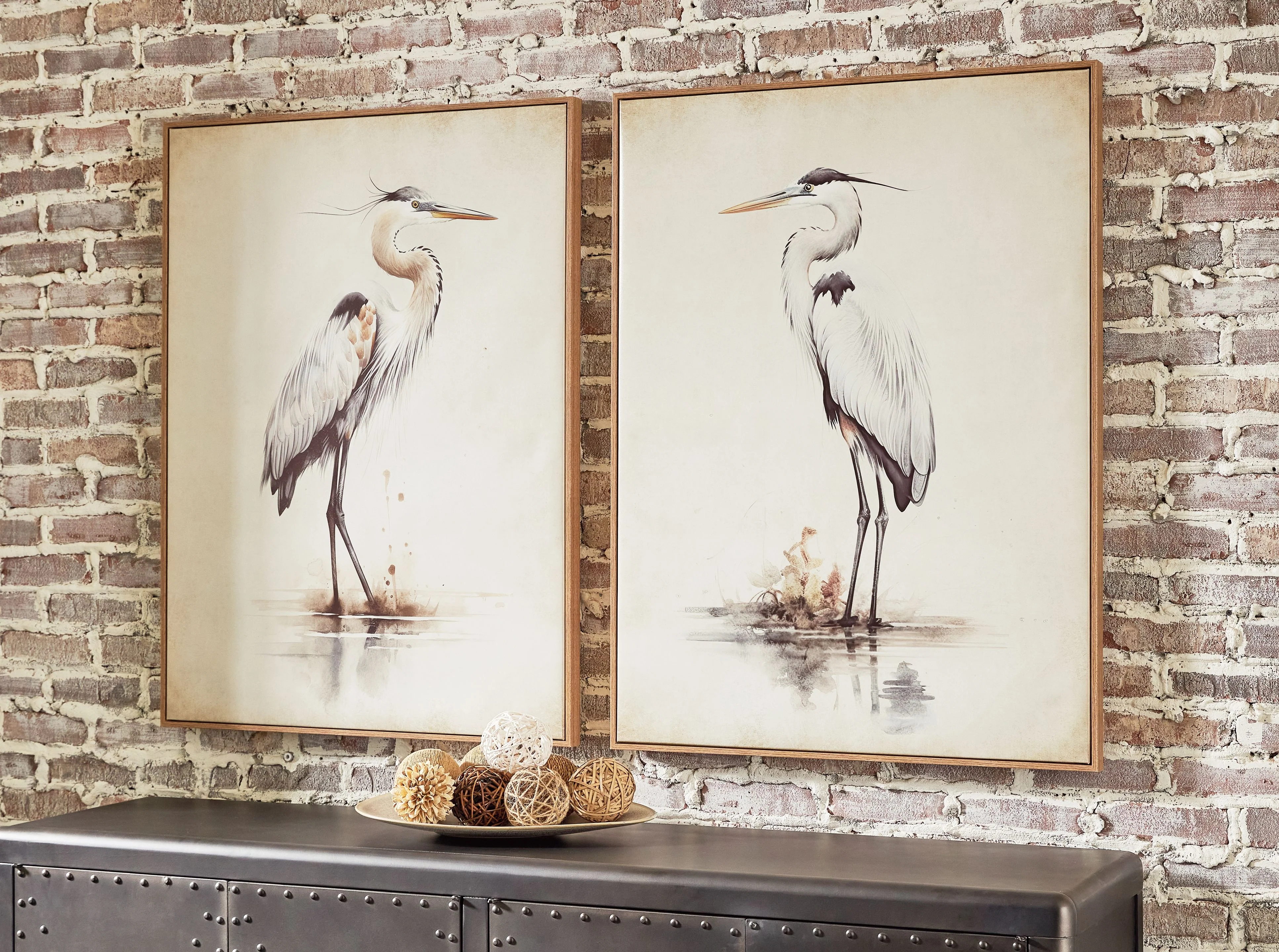 Aubinell - Wall Art Set (Set of 2) - Beige - Image 3