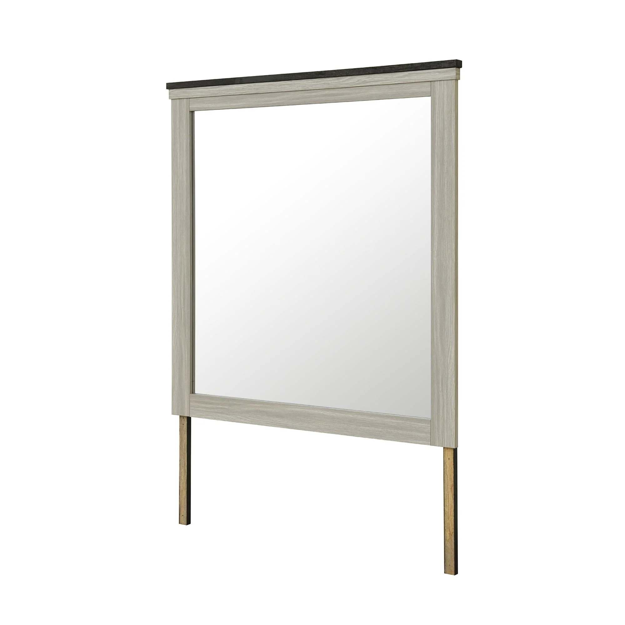 Augusta - Mirror With Sleek Frame, Large Scale Mirror For Dresser - Beige Brown - Image 4