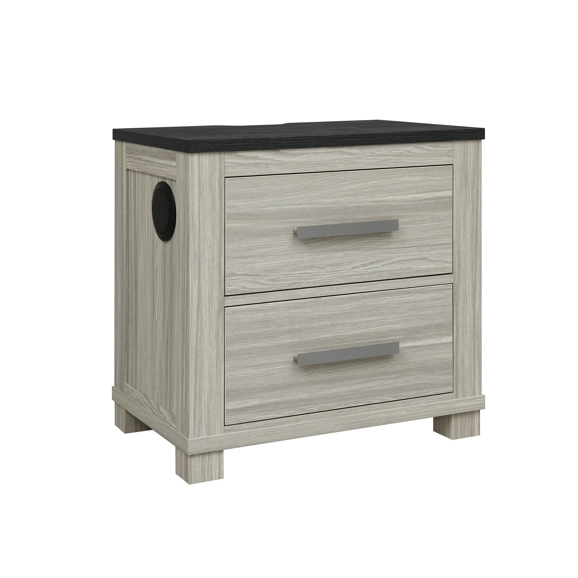 Augusta - Nightstand With Top, 2 Drawers, Block Feet - Beige Brown - Image 8
