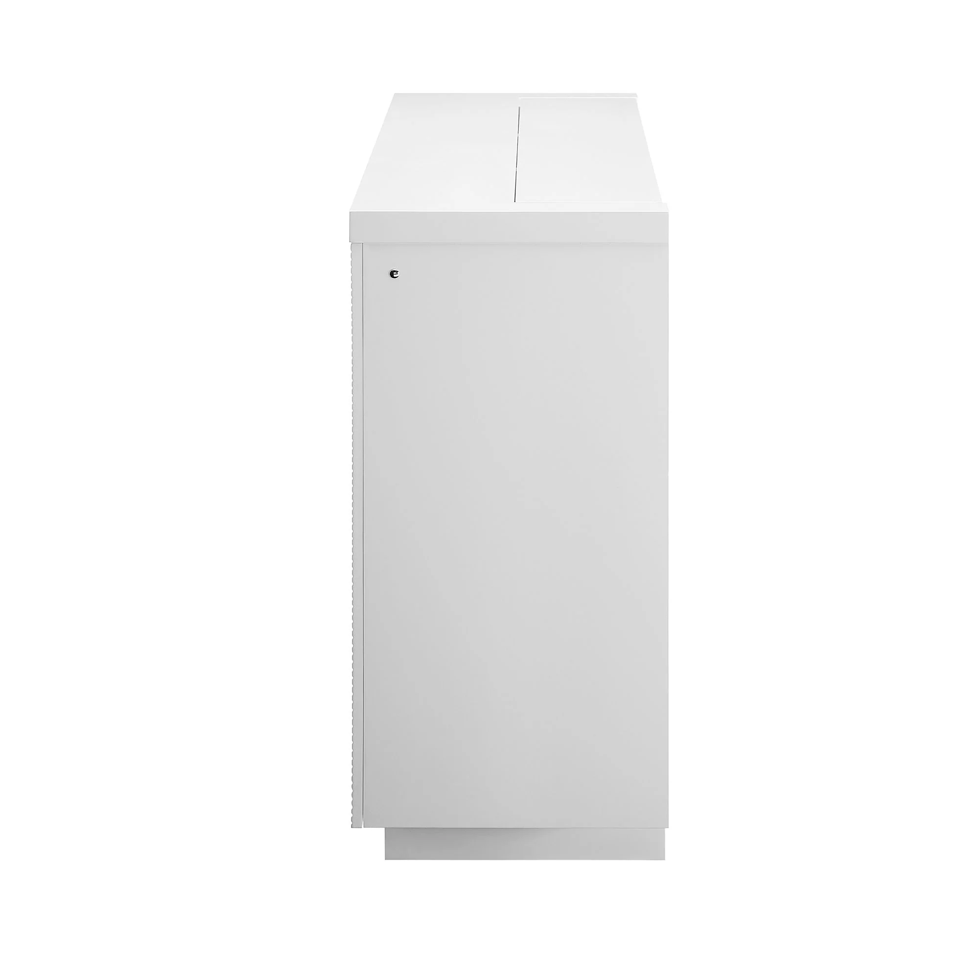 Aurora - Fireplace TV Lift With Adjustable Temperature And LED Colors - White - Image 4
