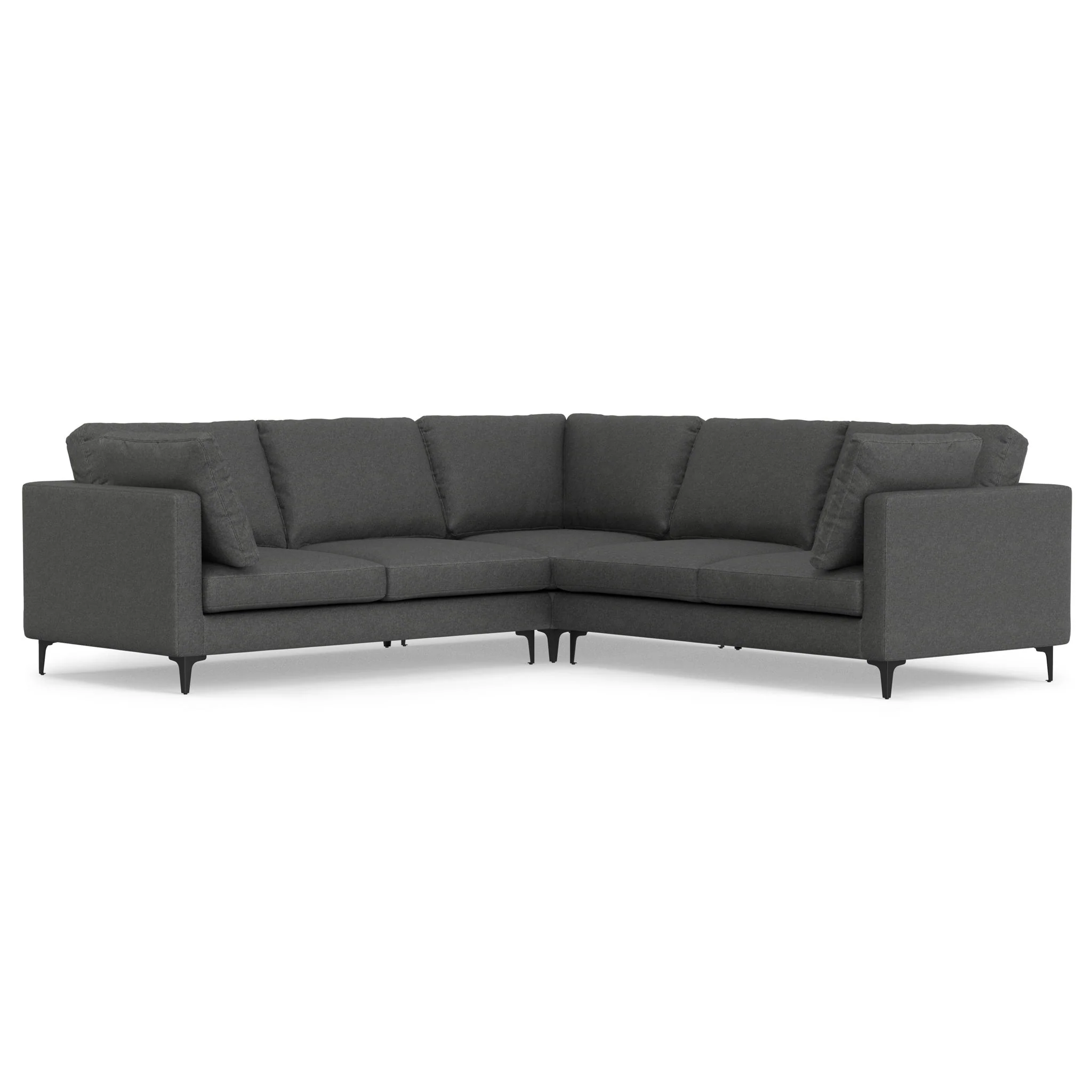 Ava - Mid Century Corner Sectional Sofa Handcrafted - Image 13