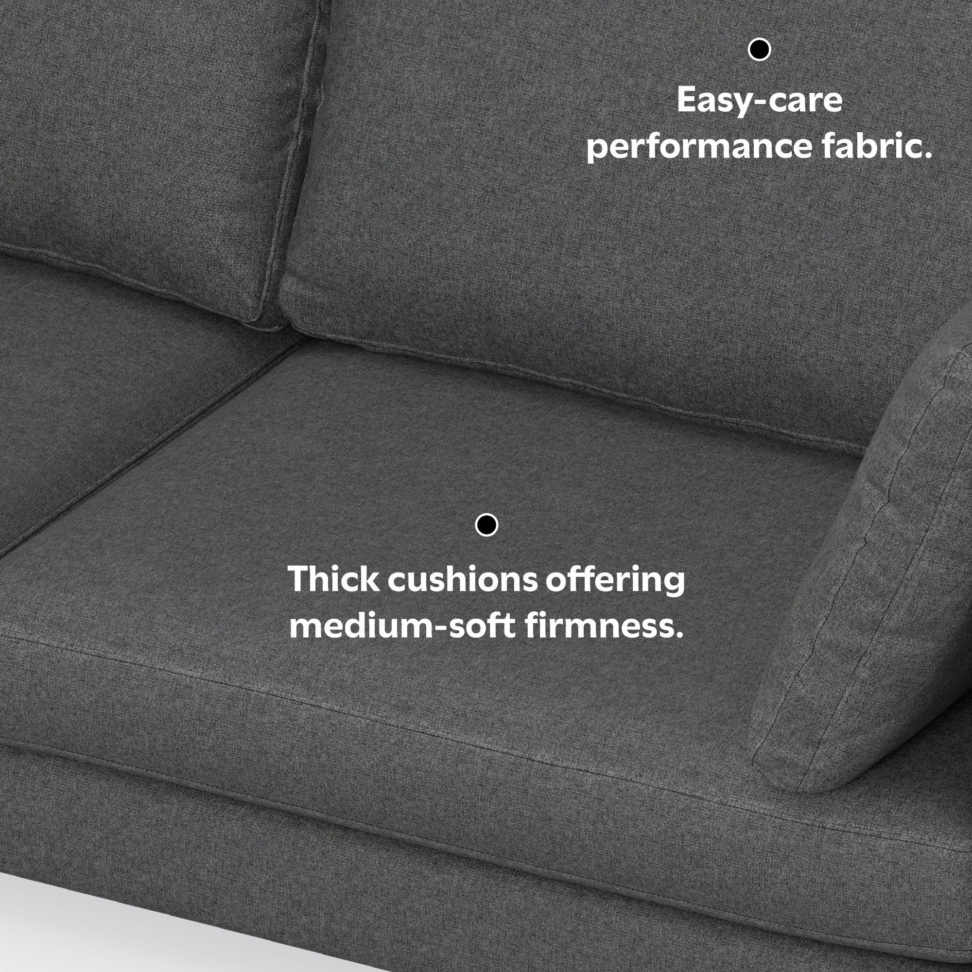 Ava - Mid Century Corner Sectional Sofa Handcrafted - Image 5