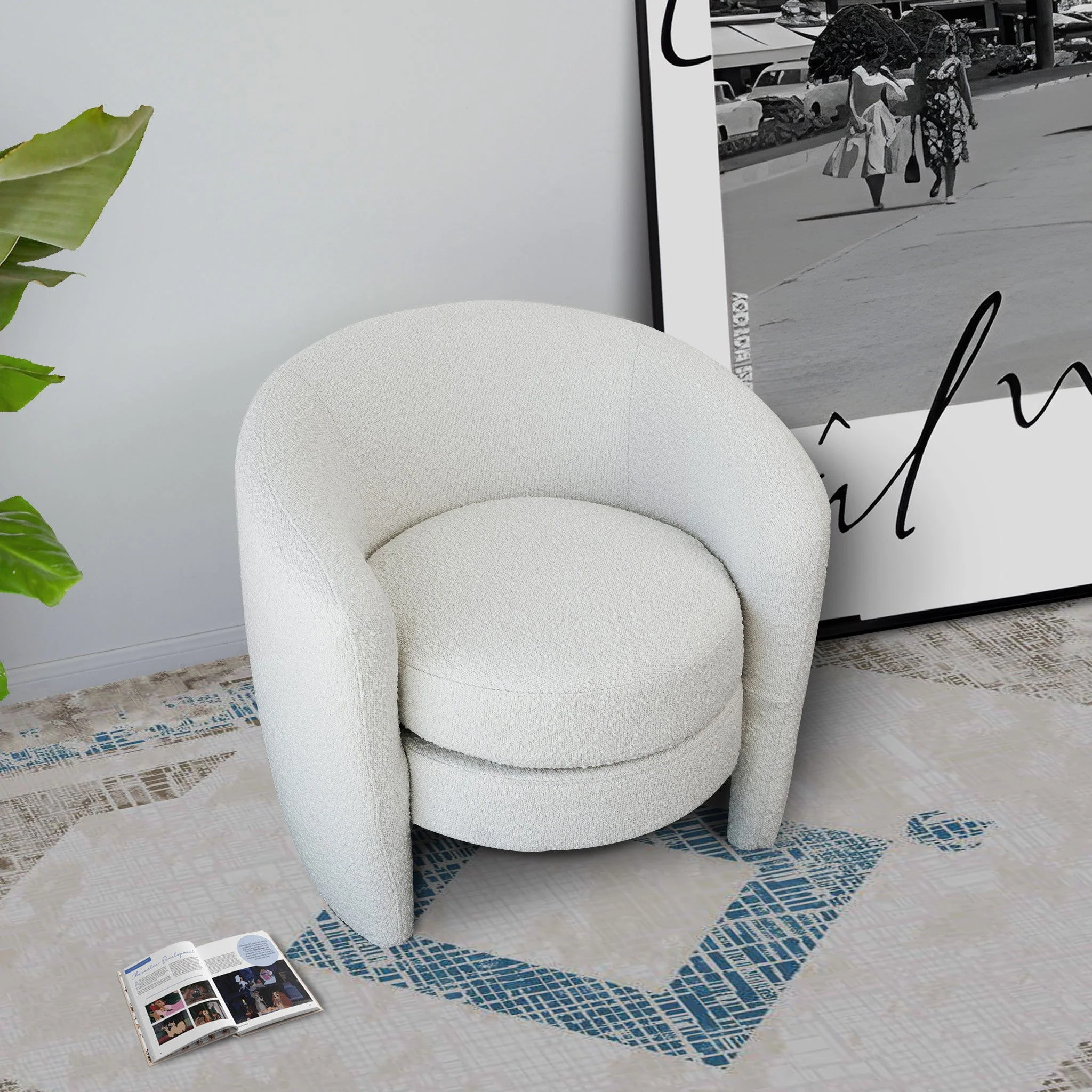 Avalon - Lounge Chair - White - Image 3
