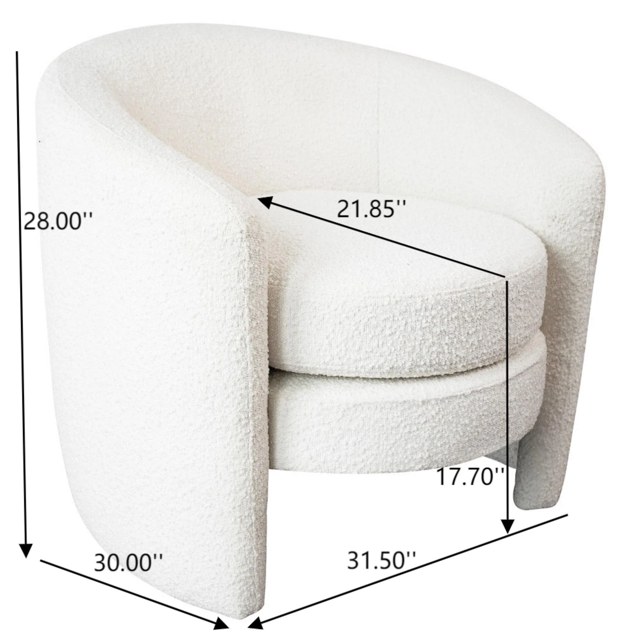 Avalon - Lounge Chair - White - Image 6