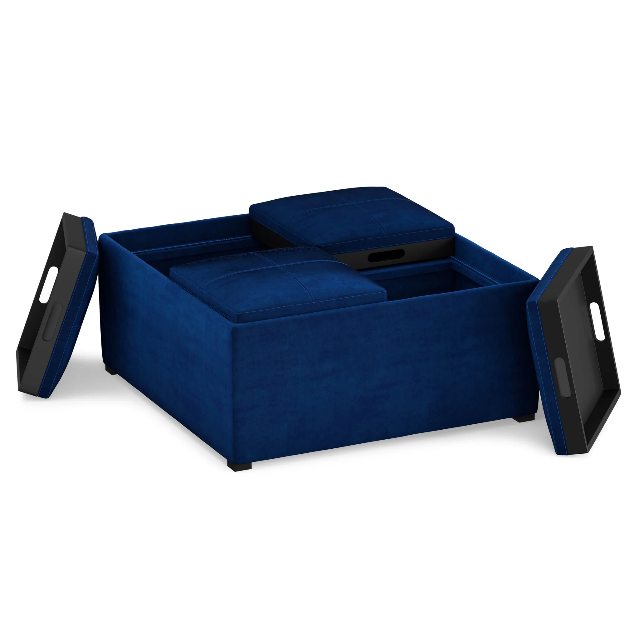 Avalon - Square Coffee Table, Storage Ottoman - Image 50