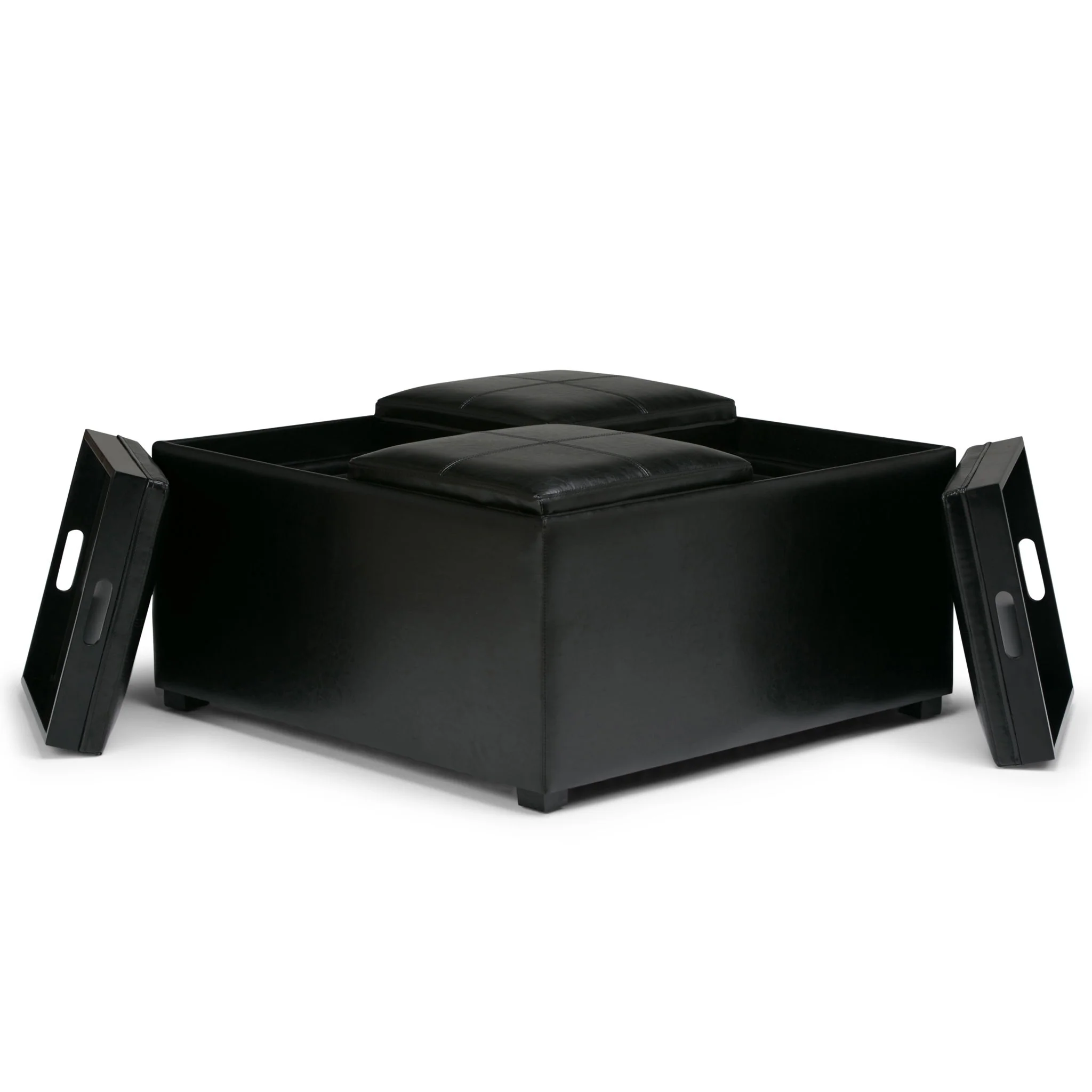 Avalon - Square Coffee Table, Storage Ottoman - Image 80