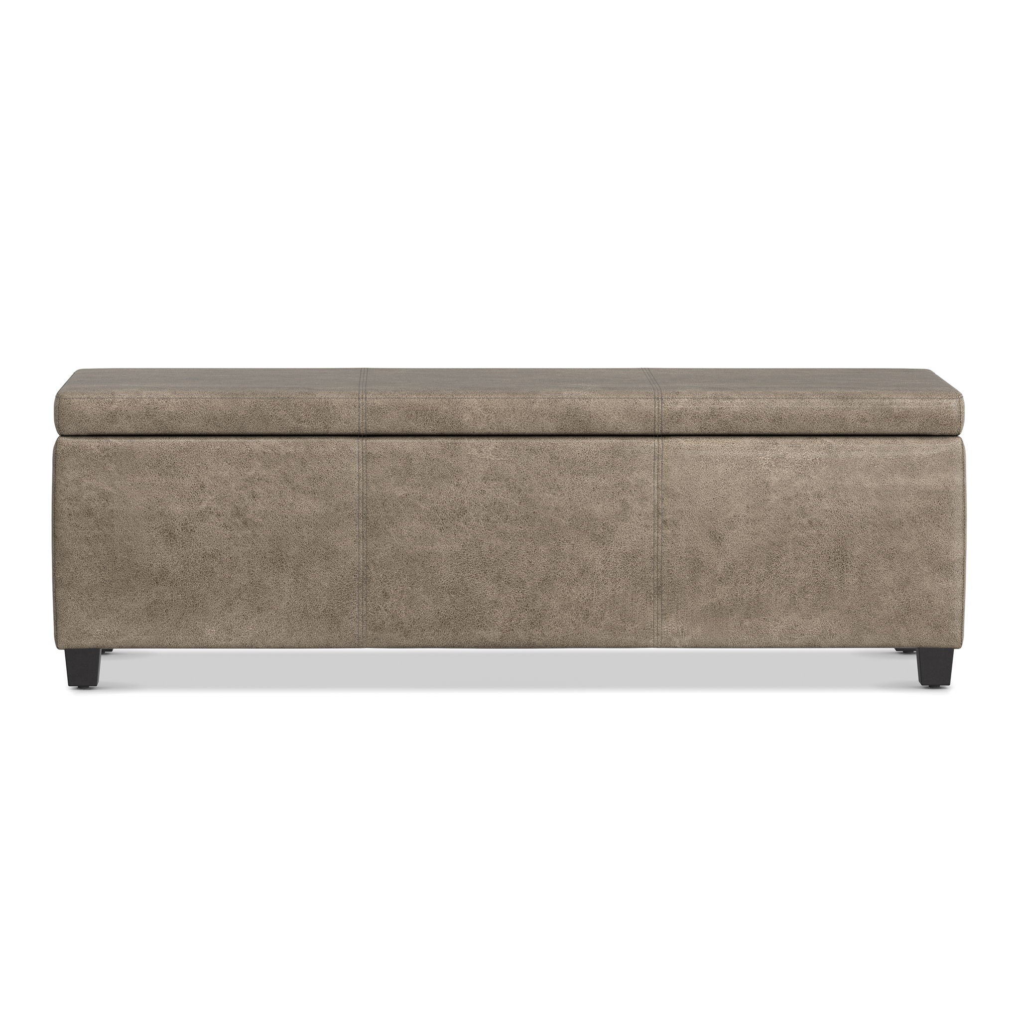 Avalon - Storage Ottoman Bench - Brown - Image 2