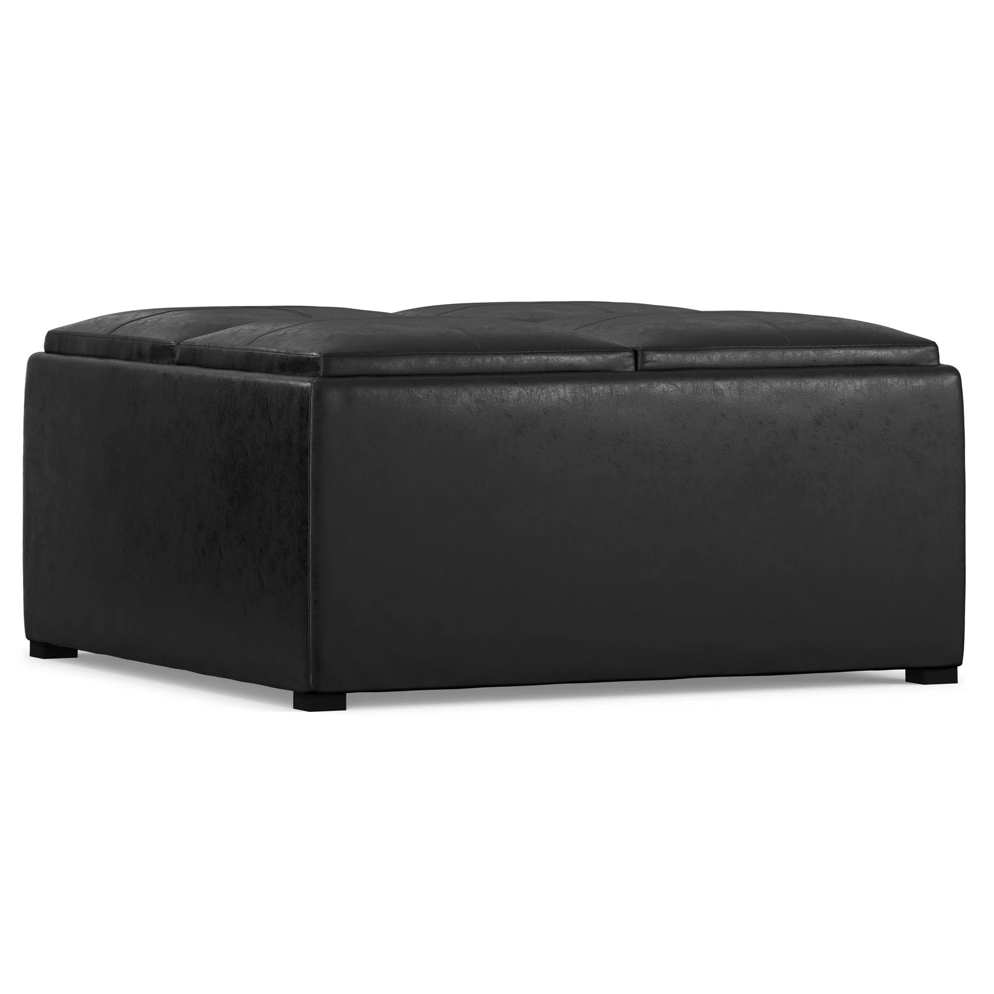 Avalon - Upholstered Square Coffee Table Storage Ottoman - Image 16