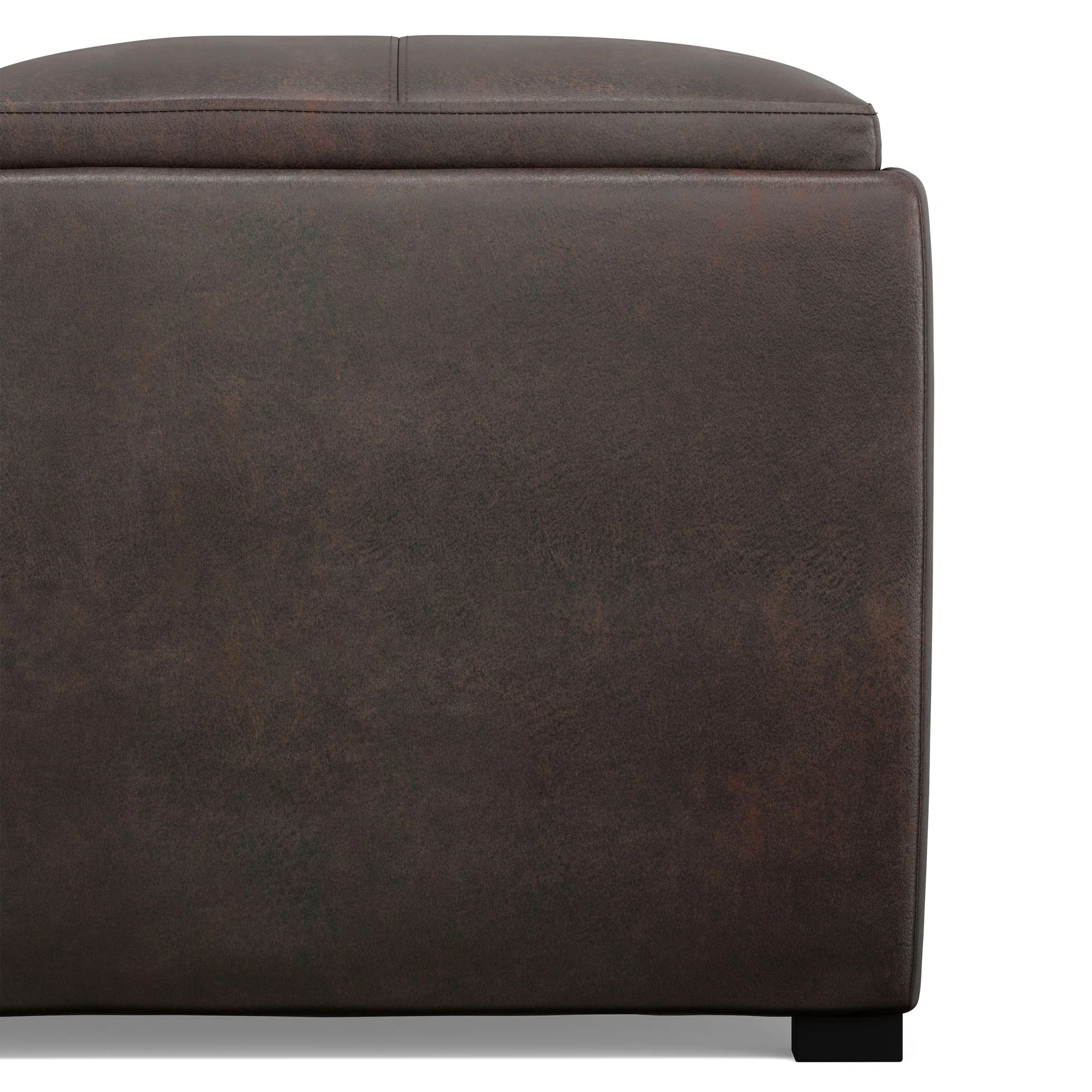 Avalon - Upholstered Square Coffee Table Storage Ottoman - Image 7