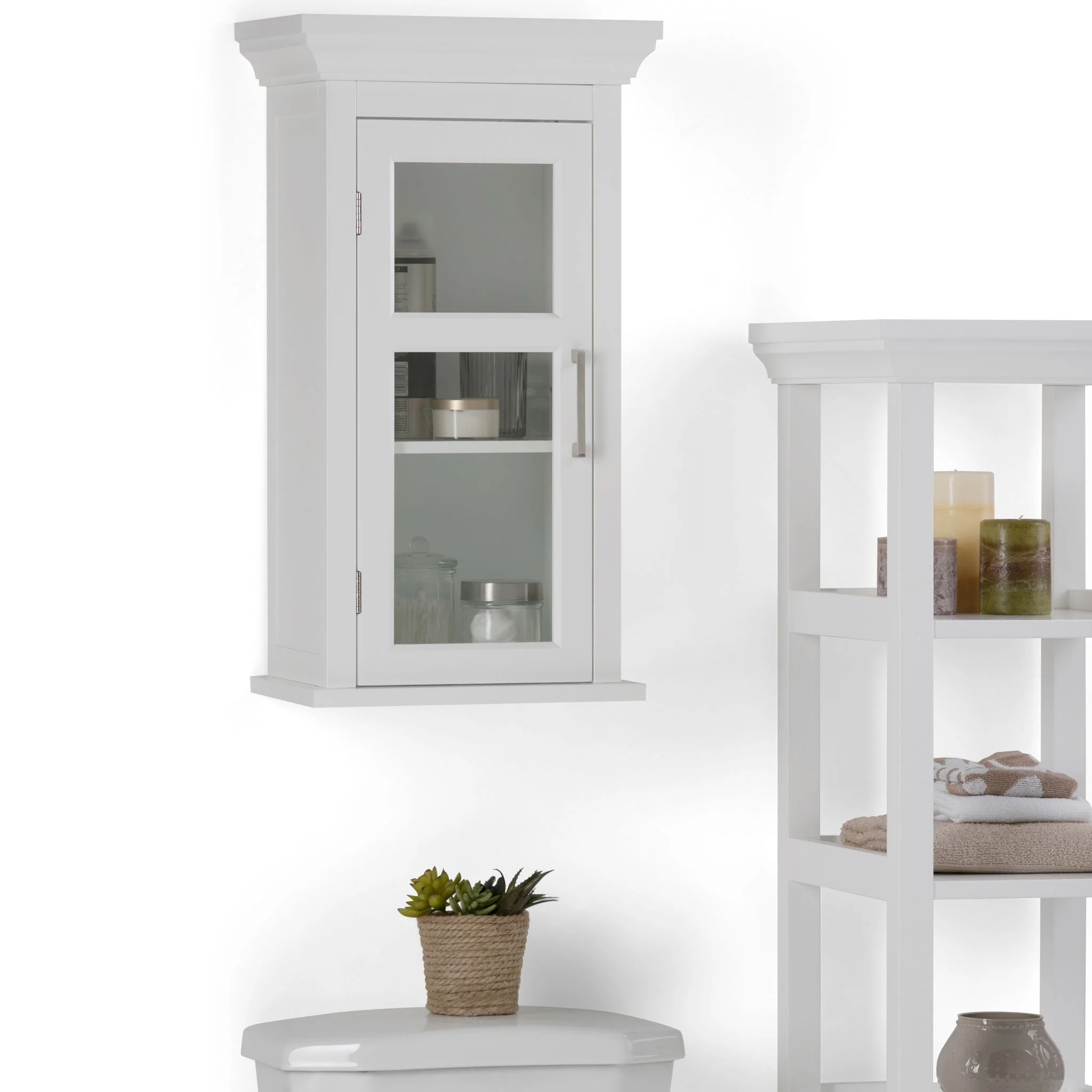 Avington - Single Door Wall Cabinet - Pure White - Image 4