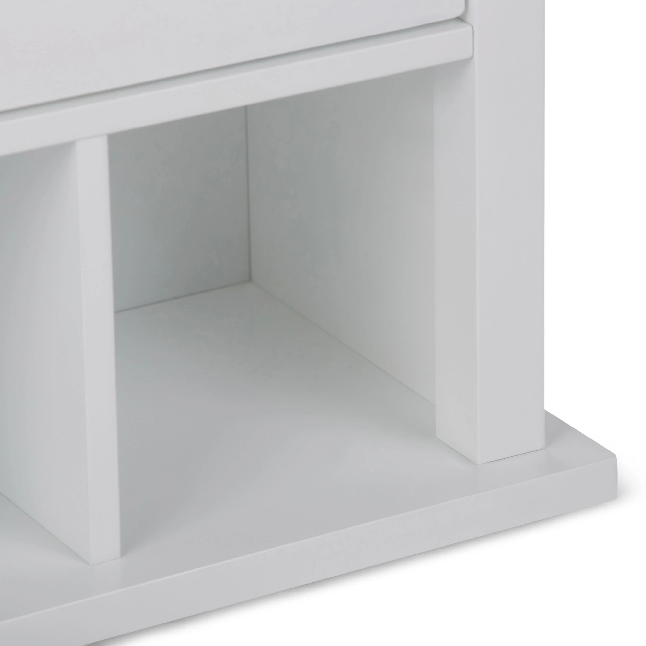 Avington - 2 Door Wall Cabinet With Cubbies - Pure White - Image 4