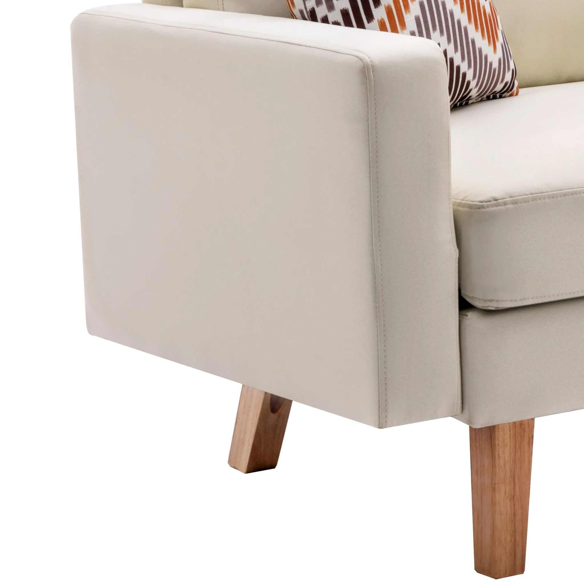 Bahamas - Minimalistic Sofa With 2 Throw Pillows - Image 14